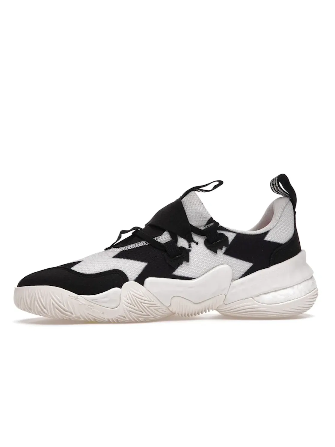 Мужские кроссовки с технологией BOOST Adidas Trae Young 1 — изображение 3 из 4, белый/черный/красный