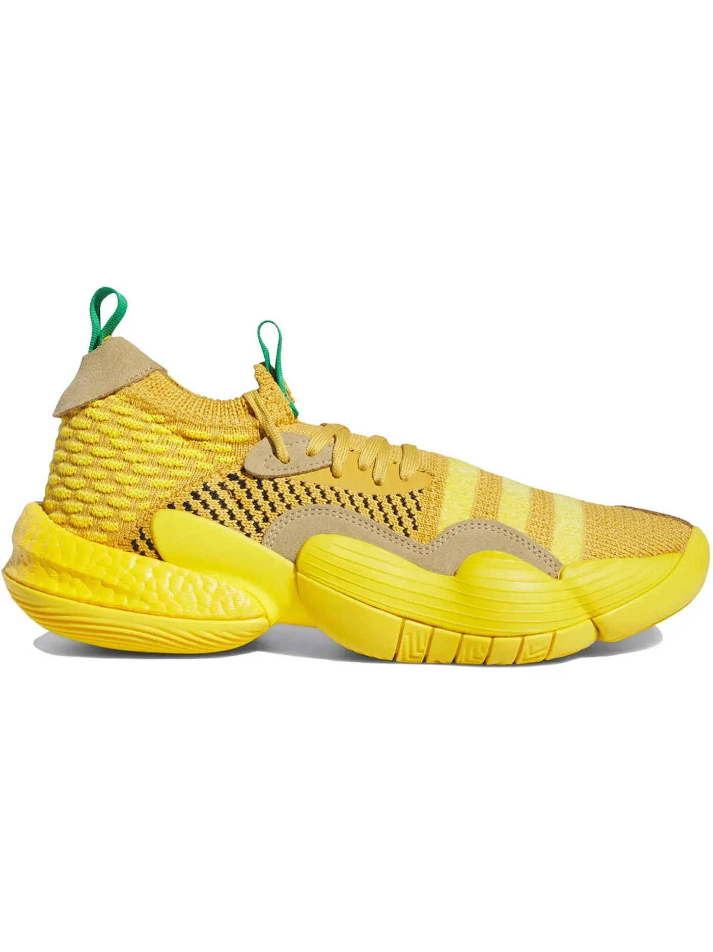 Мужские кроссовки для баскетбола Adidas Trae Young 2.0 — изображение 1 из 1, желтый/желтый/зеленый
