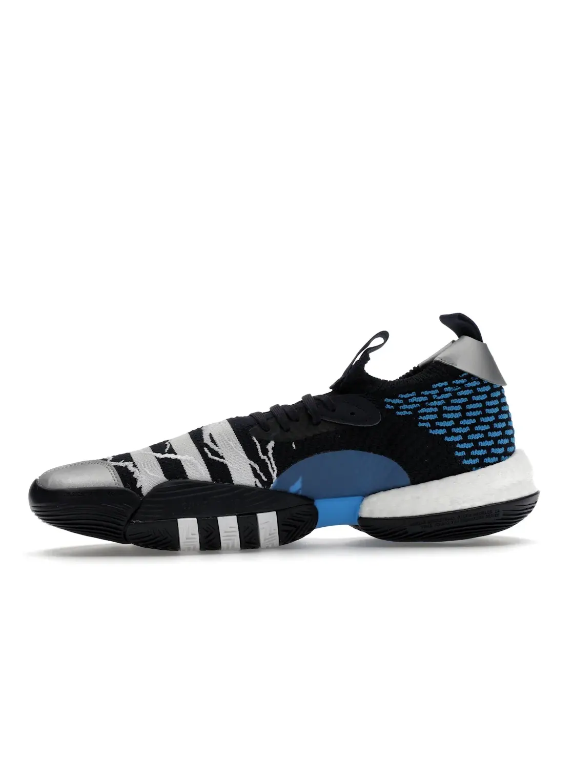 Мужские кроссовки для баскетбола Adidas Trae Young 2.0 — изображение 3 из 4, белый/синий
