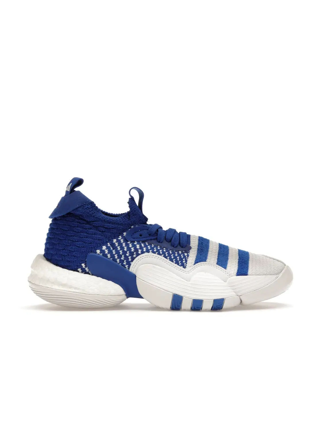 Мужские кроссовки для баскетбола Adidas Trae Young 2.0 — изображение 1 из 4, белый/синий/белый