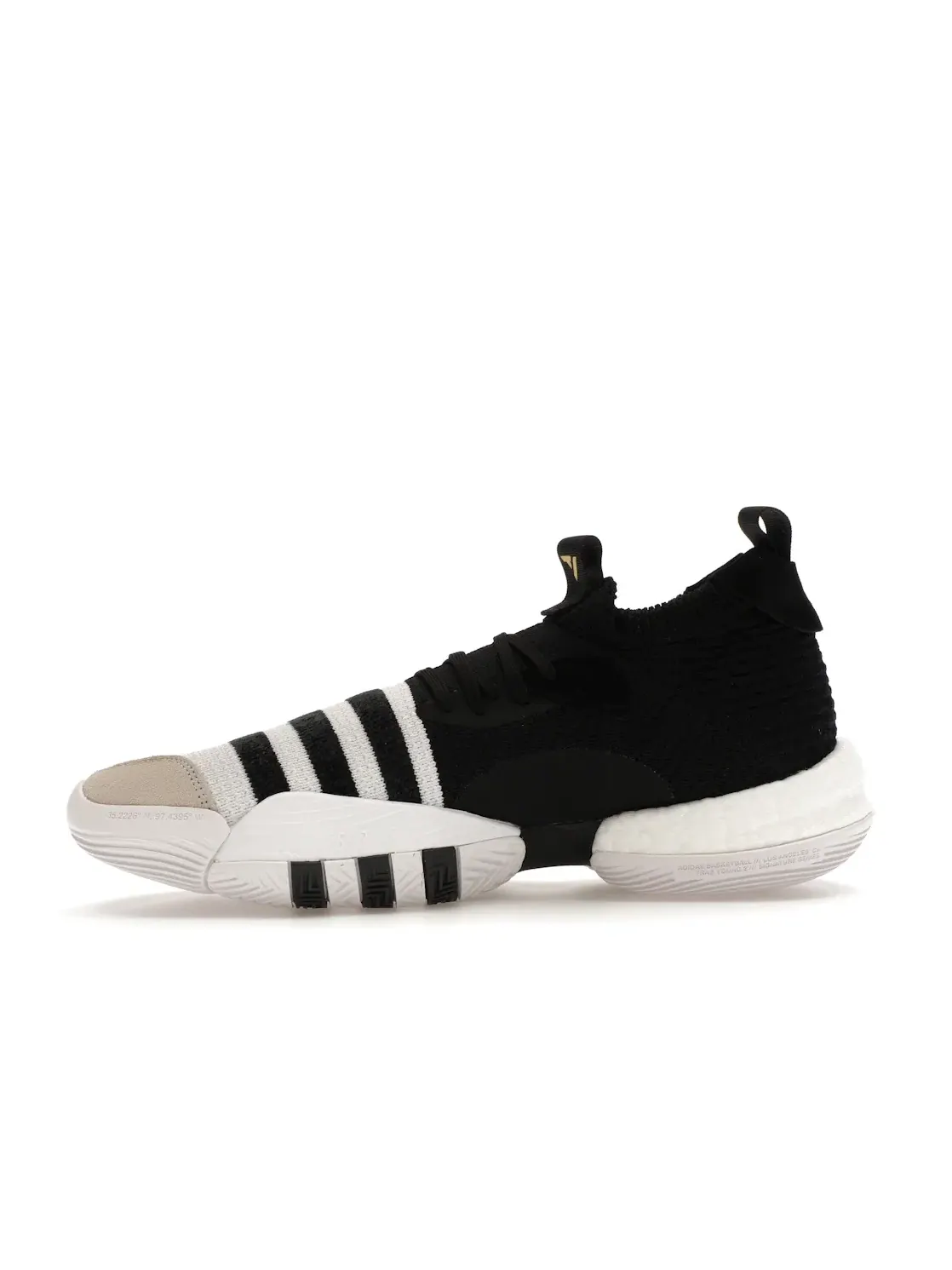 Мужские кроссовки для баскетбола Adidas Trae Young 2.0 — изображение 3 из 4, белый/черный