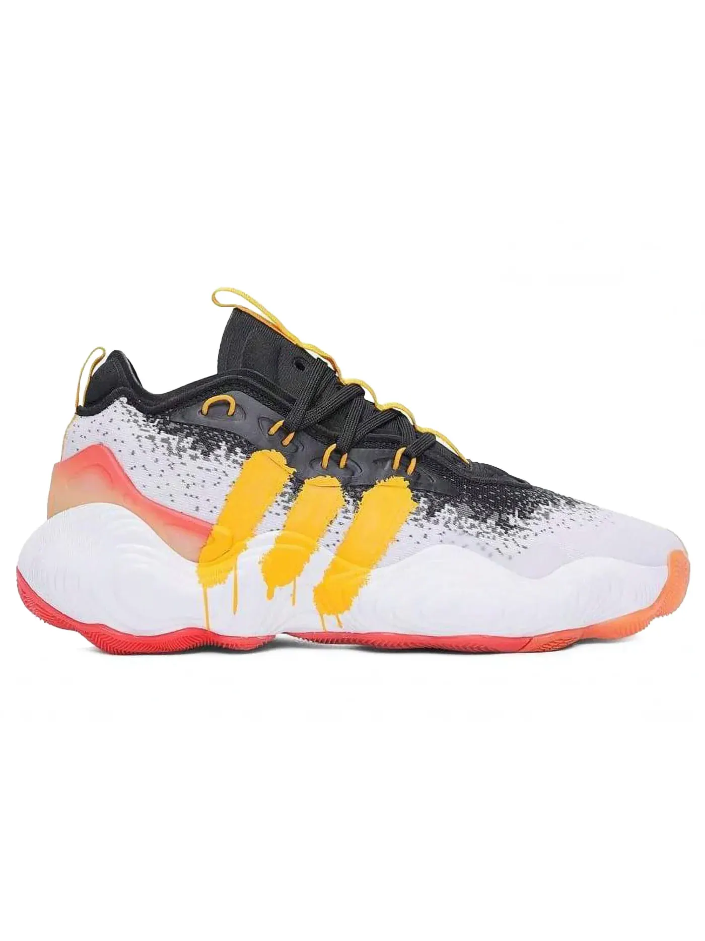 Мужские кроссовки баскетбольные Adidas Trae Young 3 — изображение 1 из 1, черный/белый/желтый