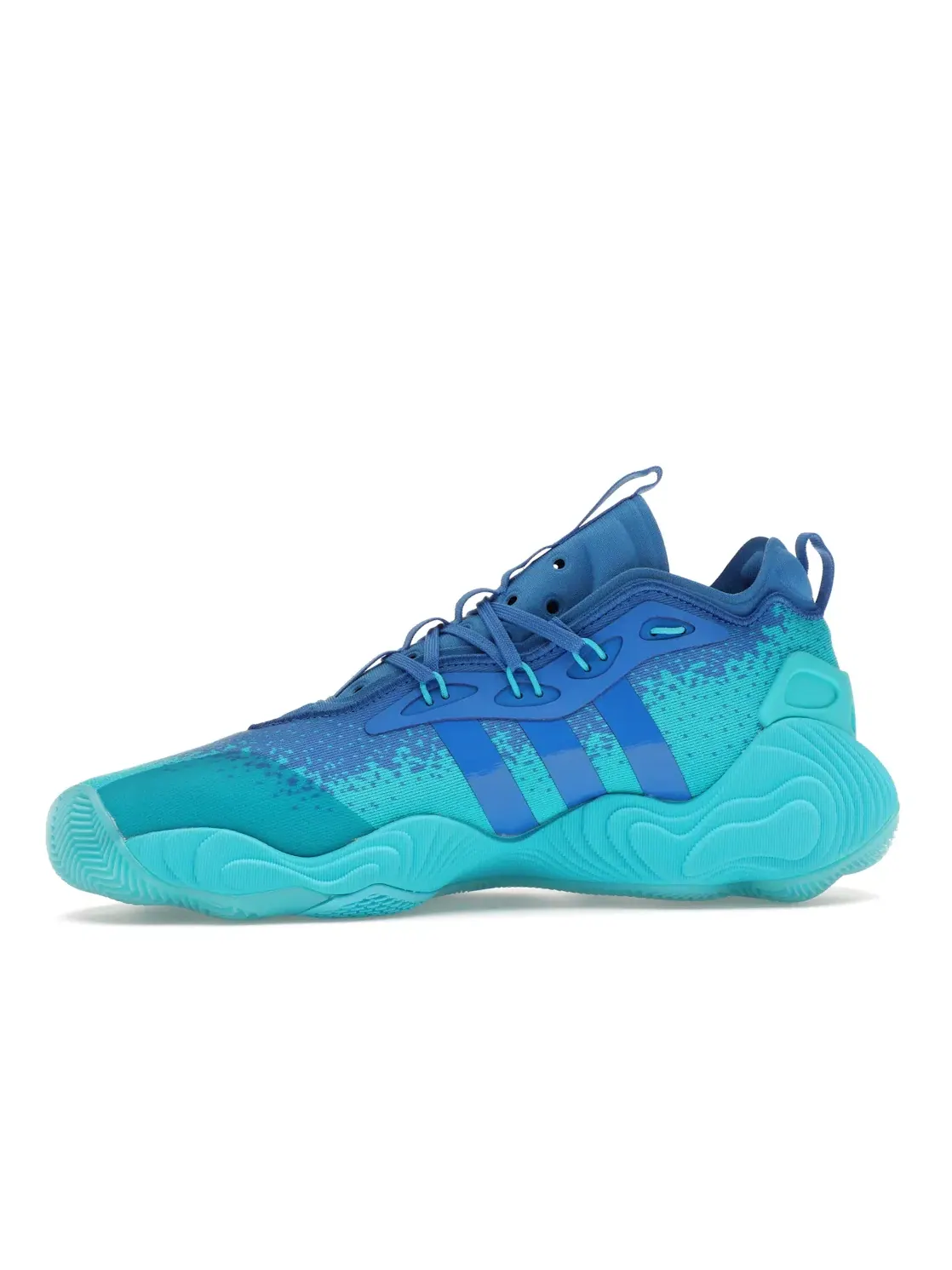 Мужские кроссовки для баскетбола Adidas Trae Young 3 — изображение 3 из 4, голубой/синий/голубой