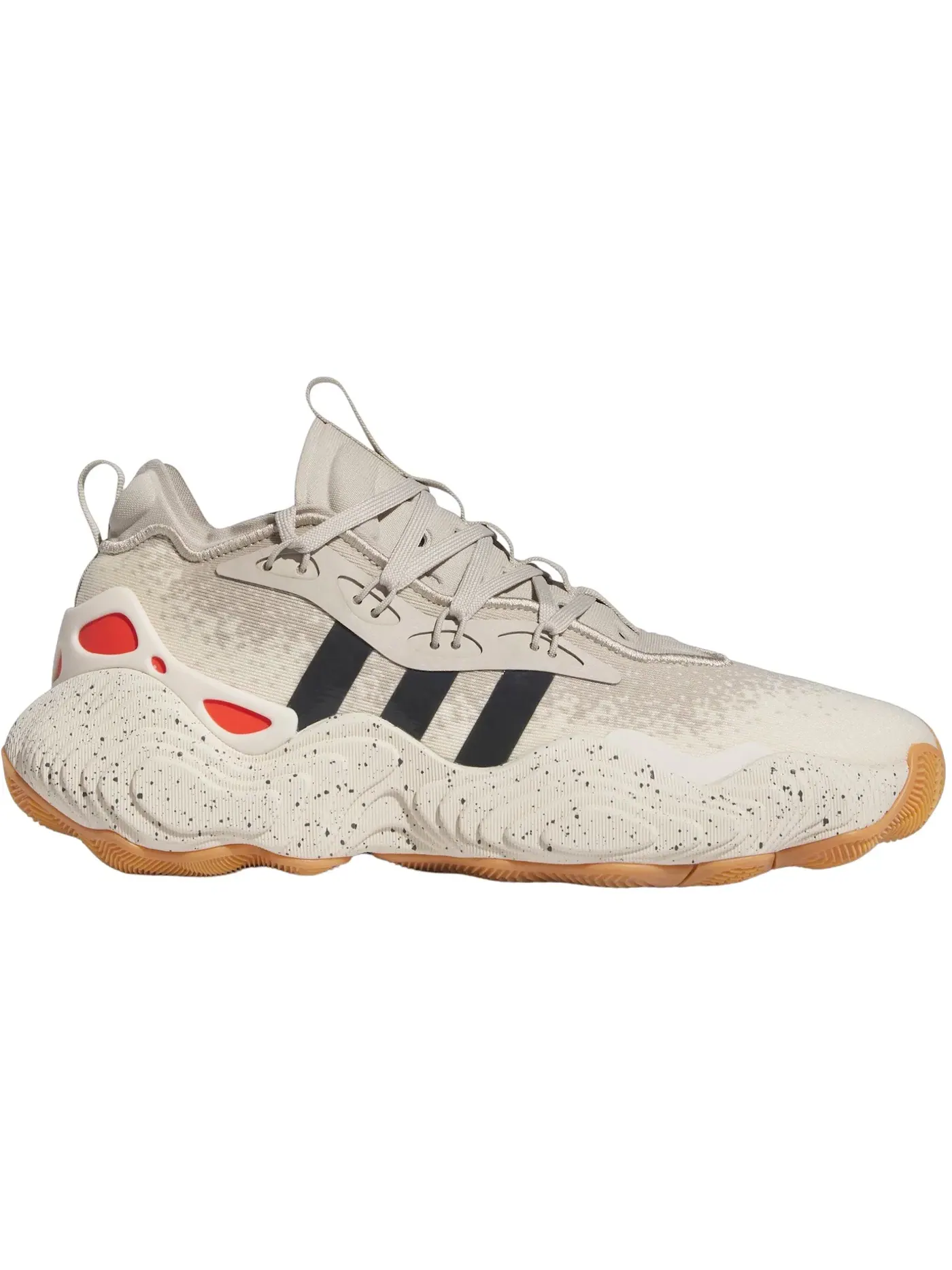 Мужские кроссовки для баскетбола Adidas Trae Young 3 — изображение 1 из 1, бежевый серый белый
