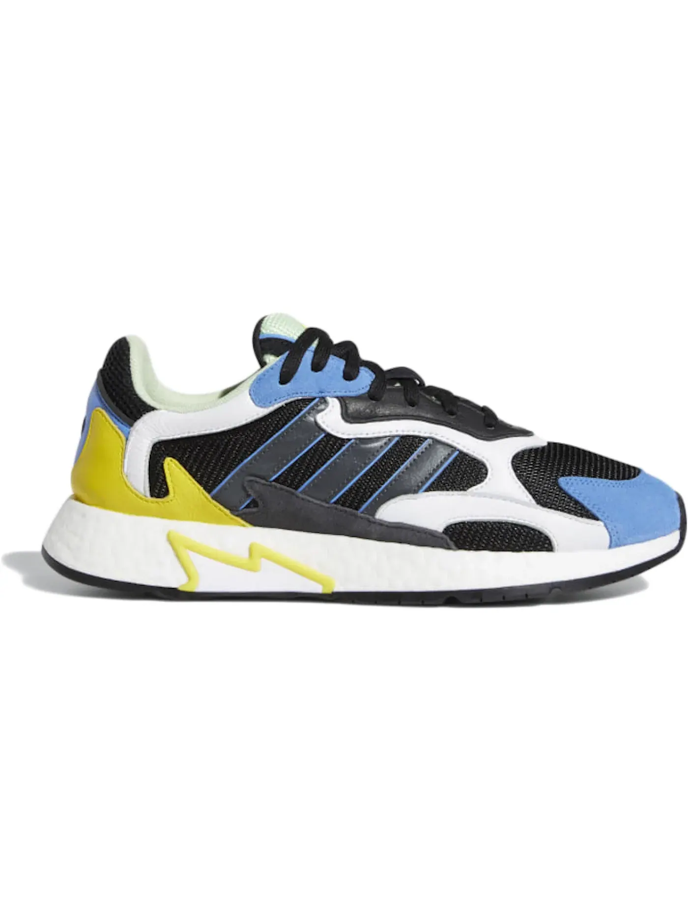 Мужские кроссовки для повседневной носки Adidas Tresc Run — изображение 1 из 1, черный/серый/желтый