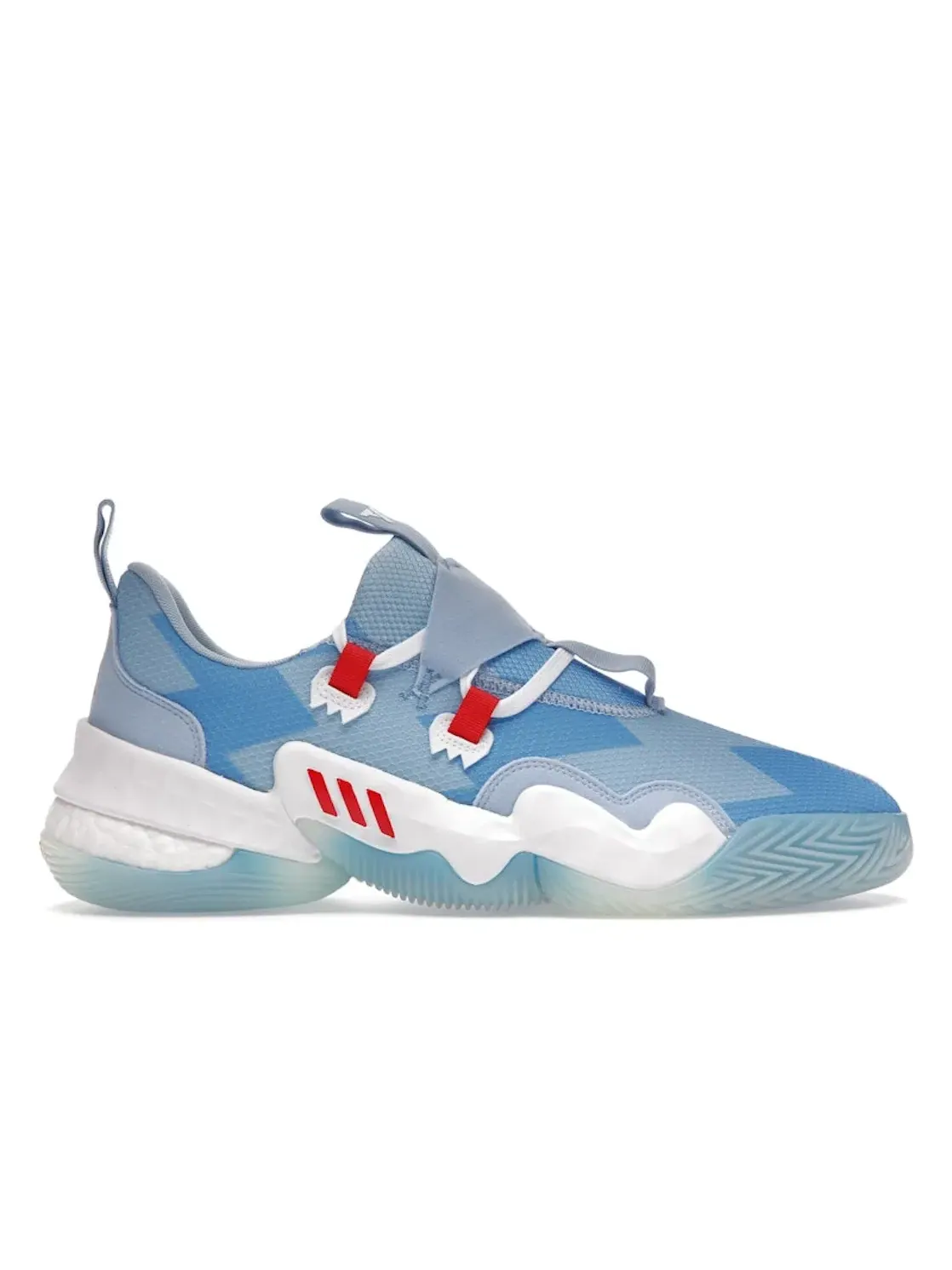 Мужские кроссовки для баскетбола Ice Trae Adidas — изображение 1 из 4, синий/белый-красный