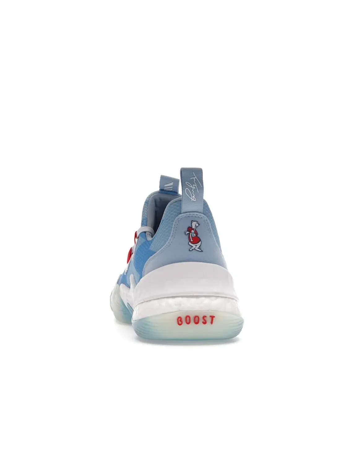 Мужские кроссовки для баскетбола Ice Trae Adidas — изображение 4 из 4, синий/белый-красный