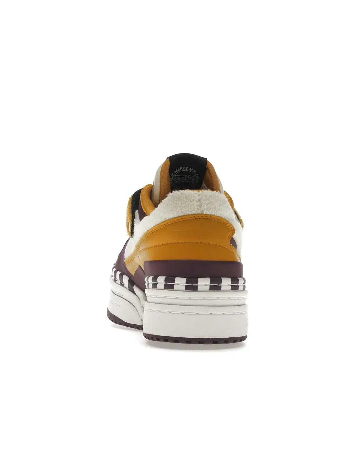 Женские кроссовки с платформой Adidas Triple Platforum Low — изображение 4 из 4, белый/белый-фиолетовый