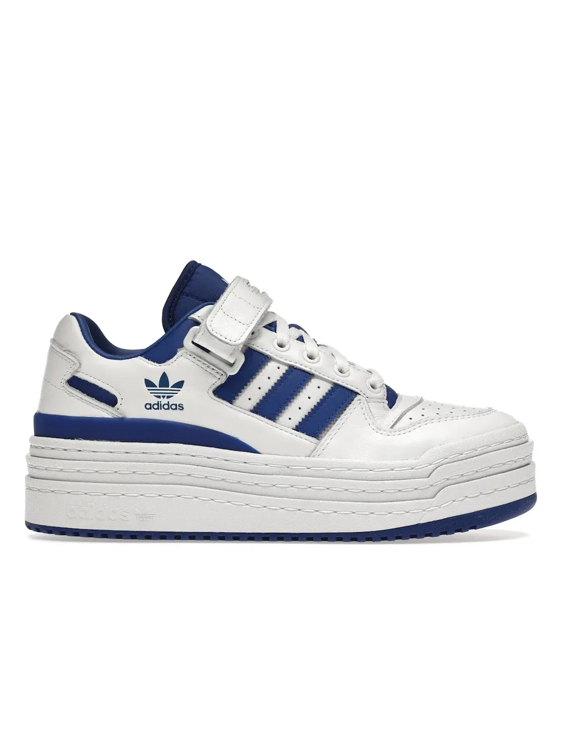 Мужские кроссовки Lifestyle Adidas Triple Platforum Low — изображение 1 из 4, белый синий