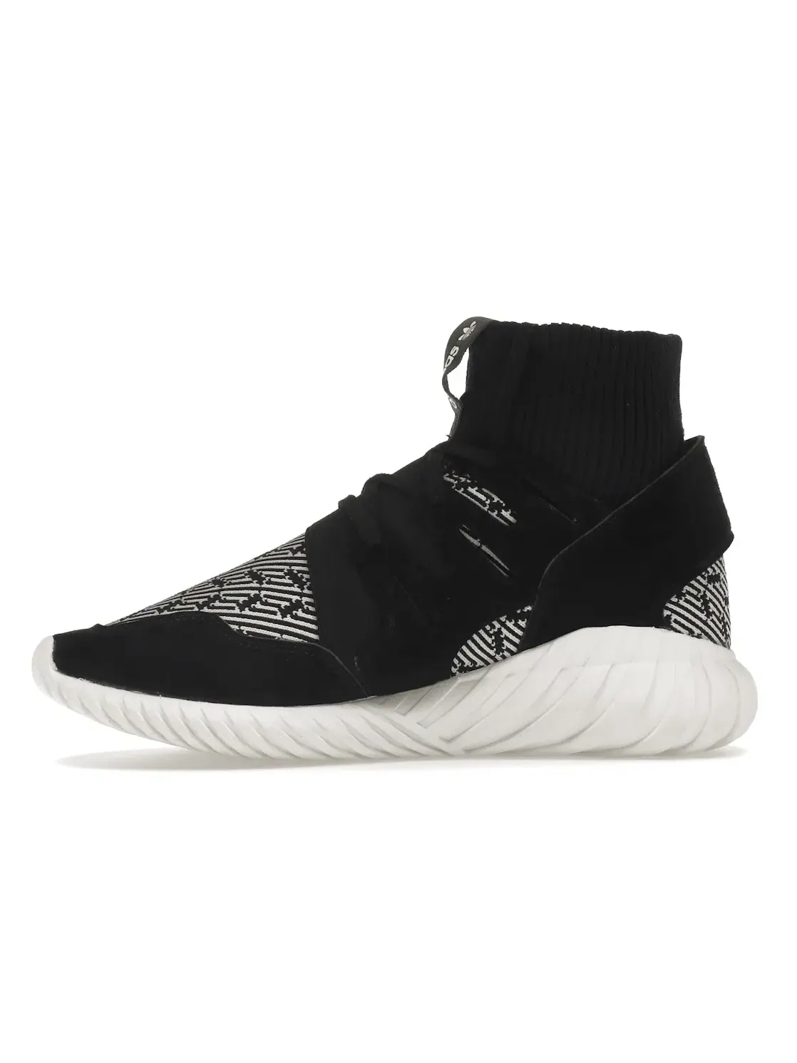 Мужские кроссовки Lifestyle Adidas Tubular Doom — изображение 3 из 4, черный/черный-белый