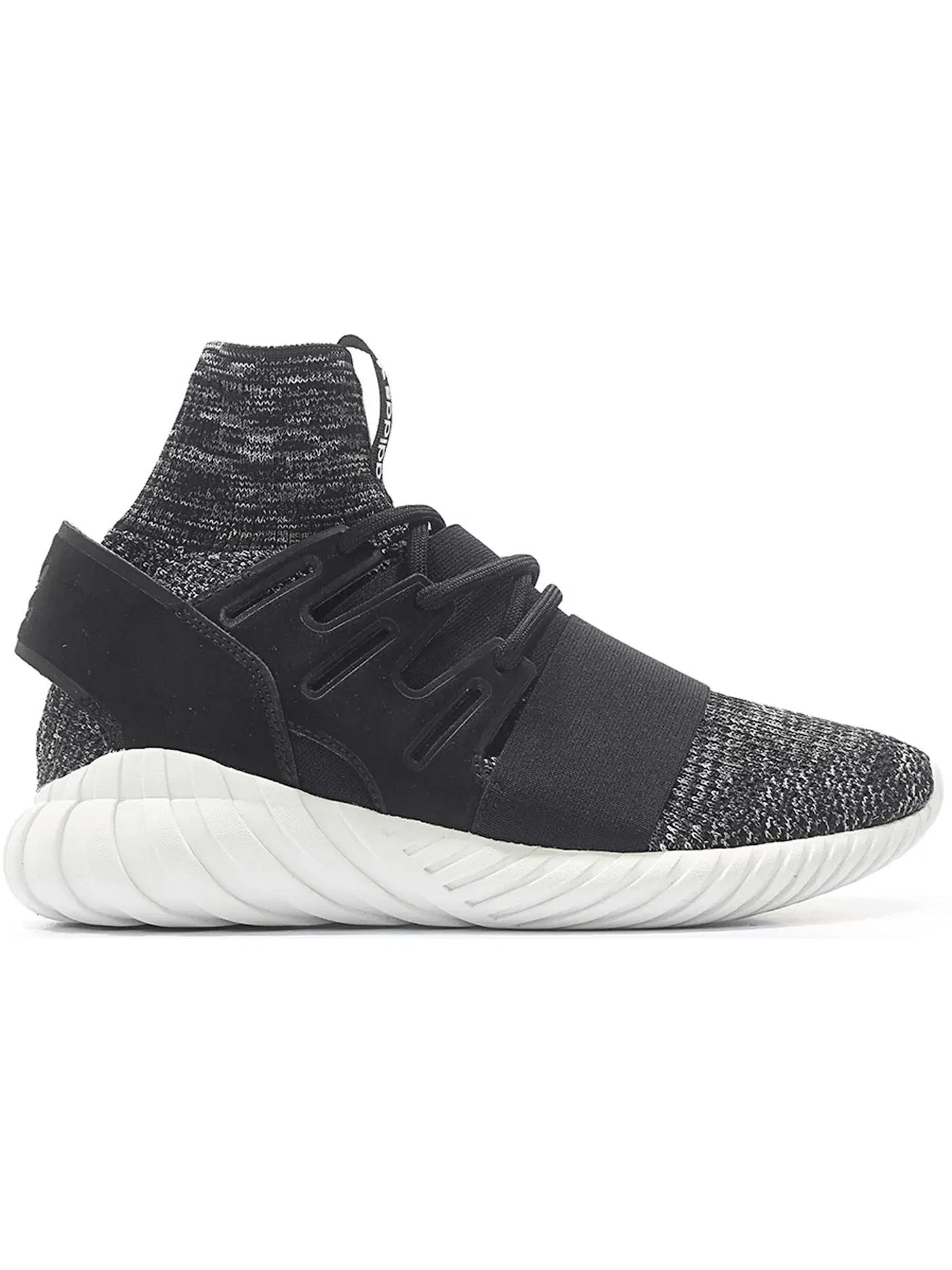 Мужские кроссовки Lifestyle с принтом Tubular Doom Adidas — изображение 1 из 1, черный//винтажный белый