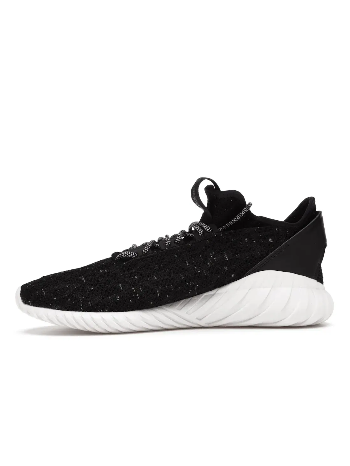Мужские кроссовки Lifestyle Tubular Doom Sock Adidas — изображение 3 из 4, черный/белый/серый