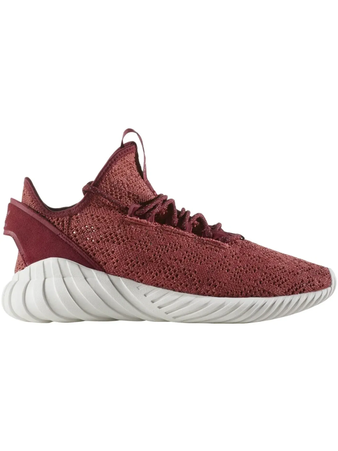 Мужские кроссовки lifestyle с высоким голенищем Adidas Tubular Doom Sock — изображение 1 из 1, красный/бордовый/белый