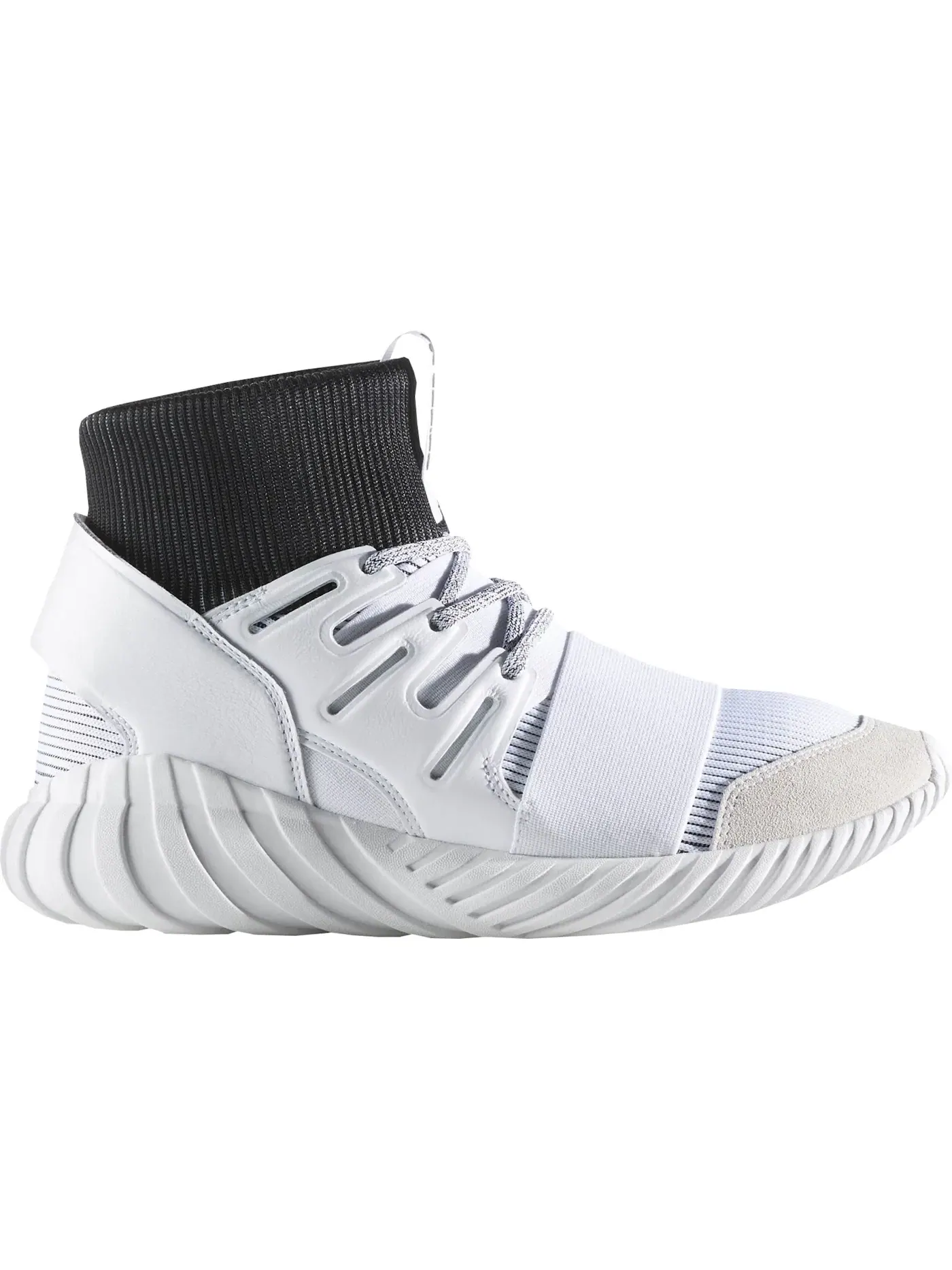 Мужские кроссовки Lifestyle Adidas Tubular Doom — изображение 1 из 1, белый/белый-черный