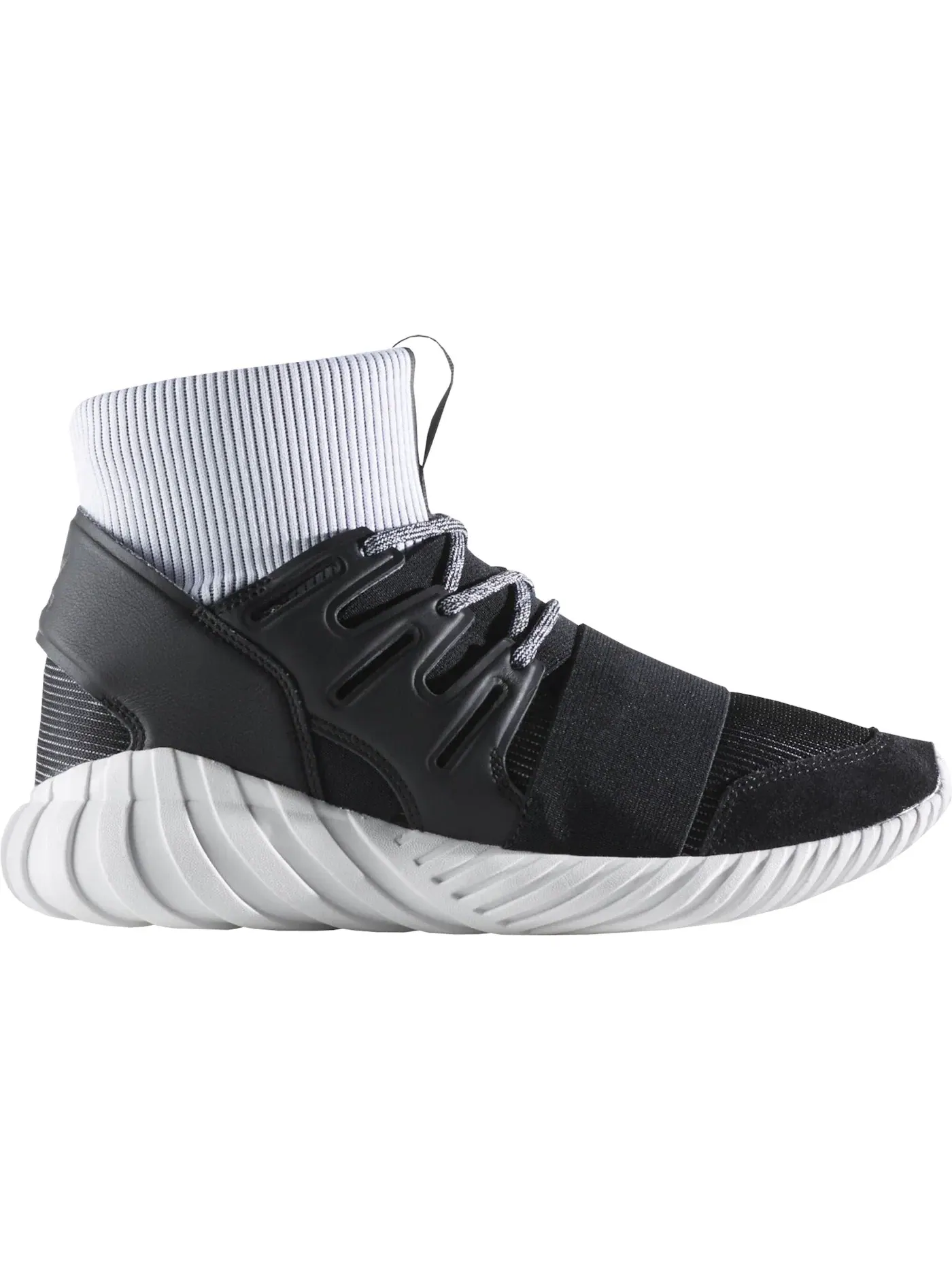 Мужские кроссовки Lifestyle Tubular Doom Adidas — изображение 1 из 1, черный/черный-белый