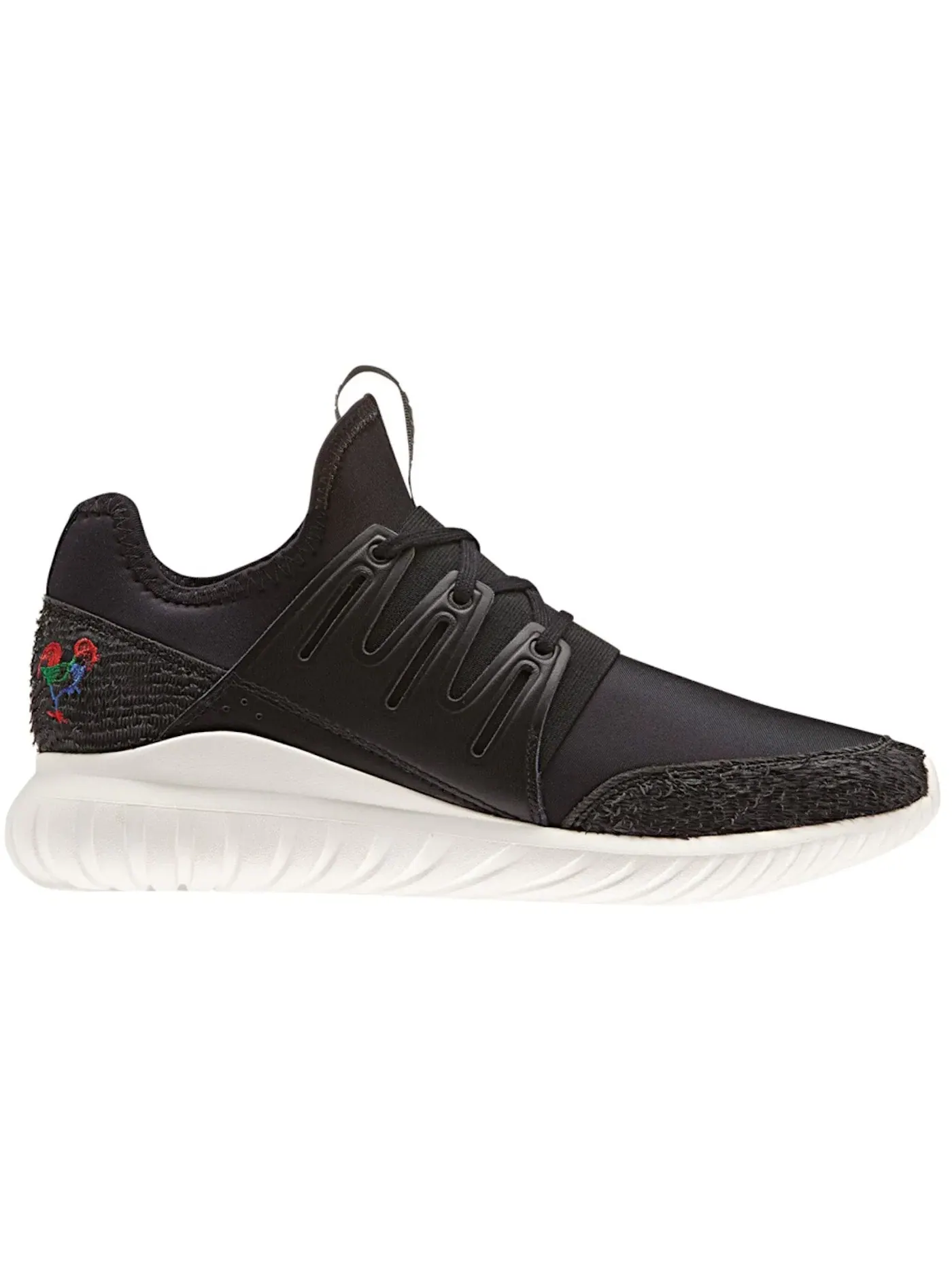 Мужские кроссовки Lifestyle Adidas Tubular Radial — изображение 1 из 1, черный/черный-белый