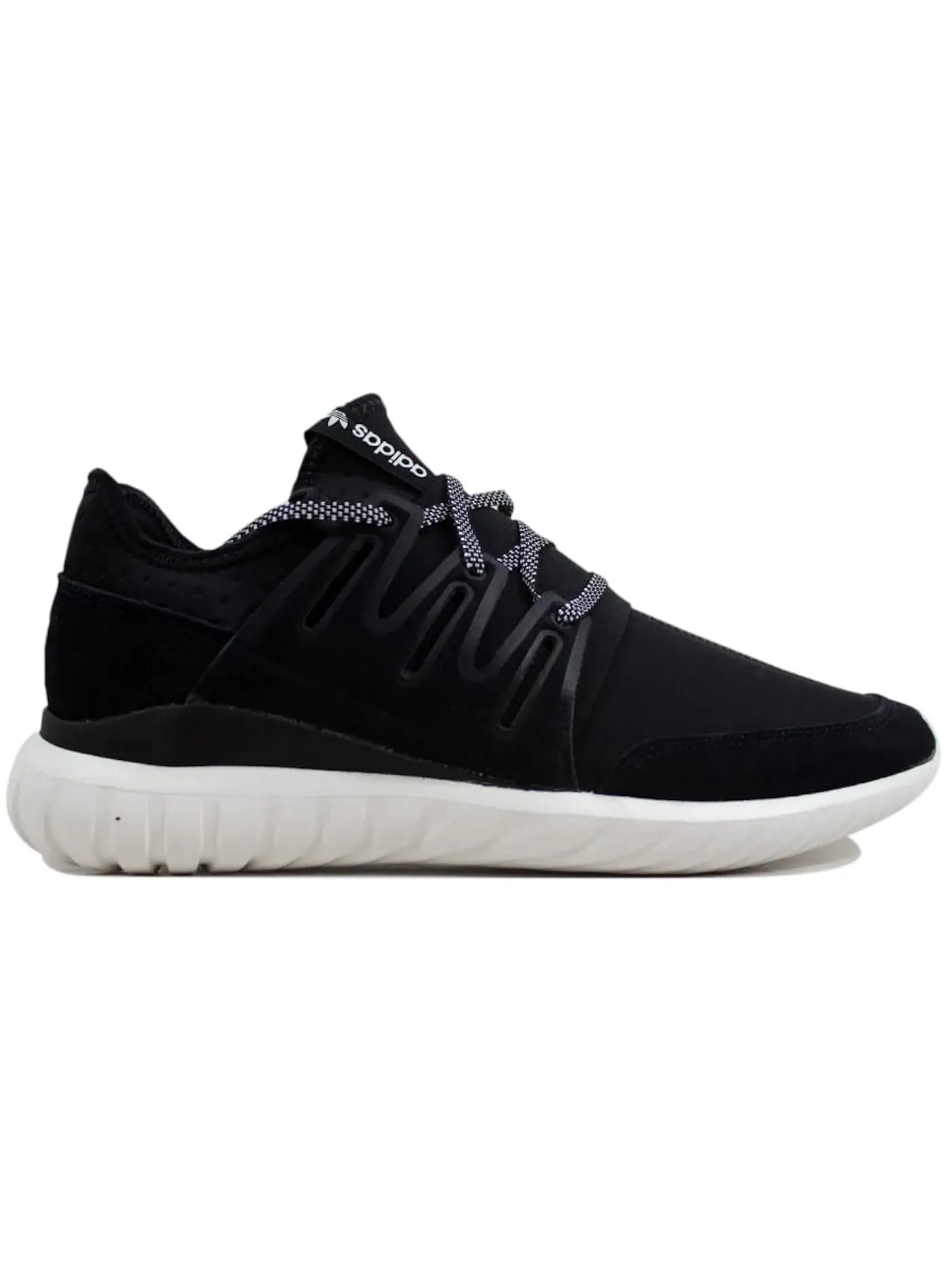 Мужские кроссовки Lifestyle Tubular Radial Adidas — изображение 1 из 1, черный/винтажный белый
