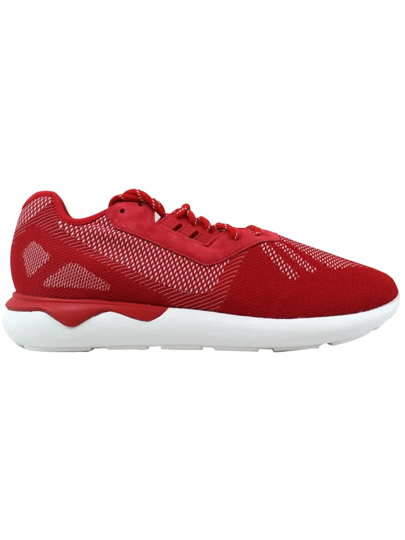 Мужские кроссовки lifestyle Tubular Runner Weave Adidas — изображение 1 из 1, красный/белый