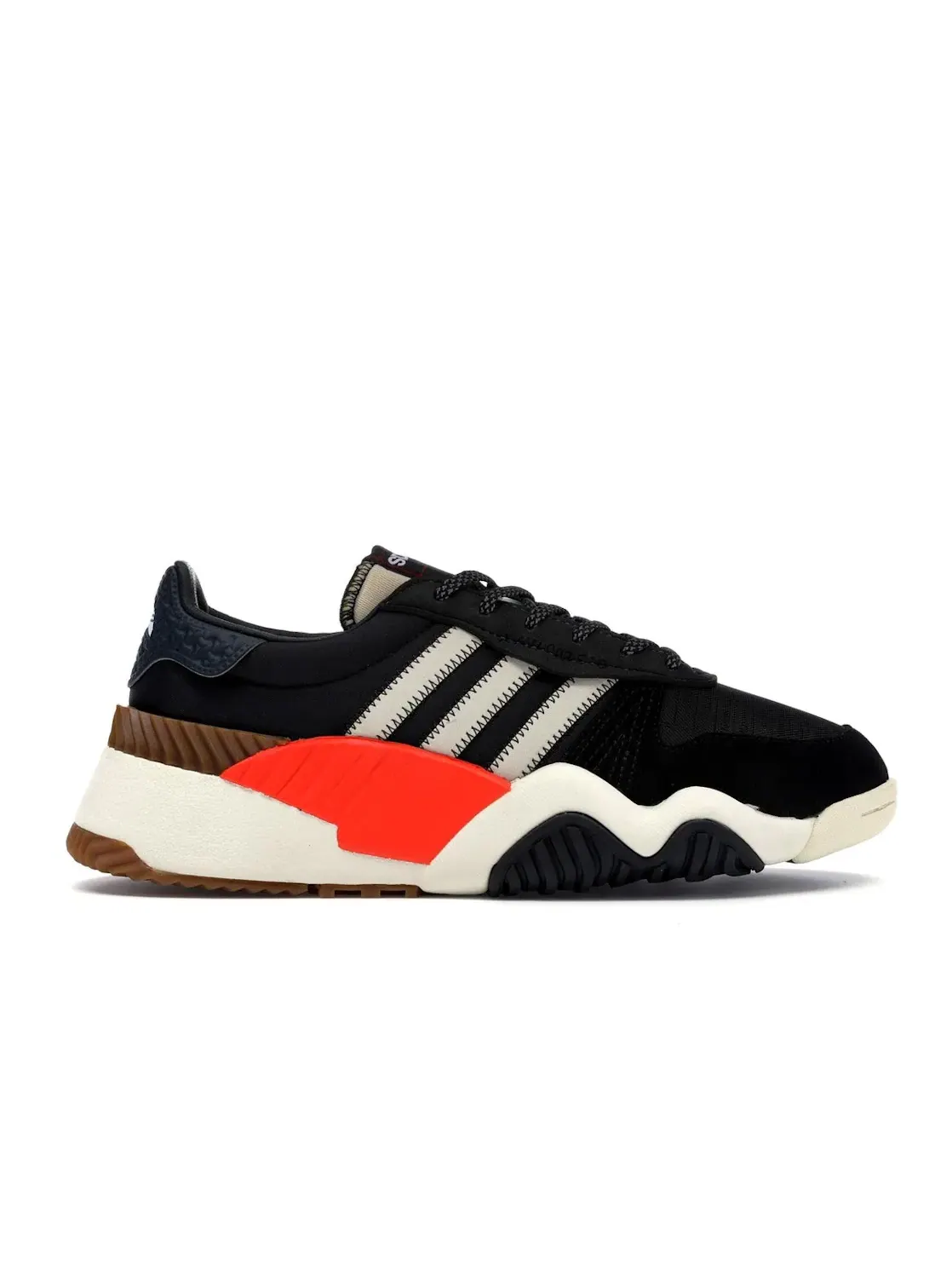 Мужские кроссовки lifestyle с массивной подошвой Adidas Turnout Trainer — изображение 1 из 4, черный/белый/оранжевый
