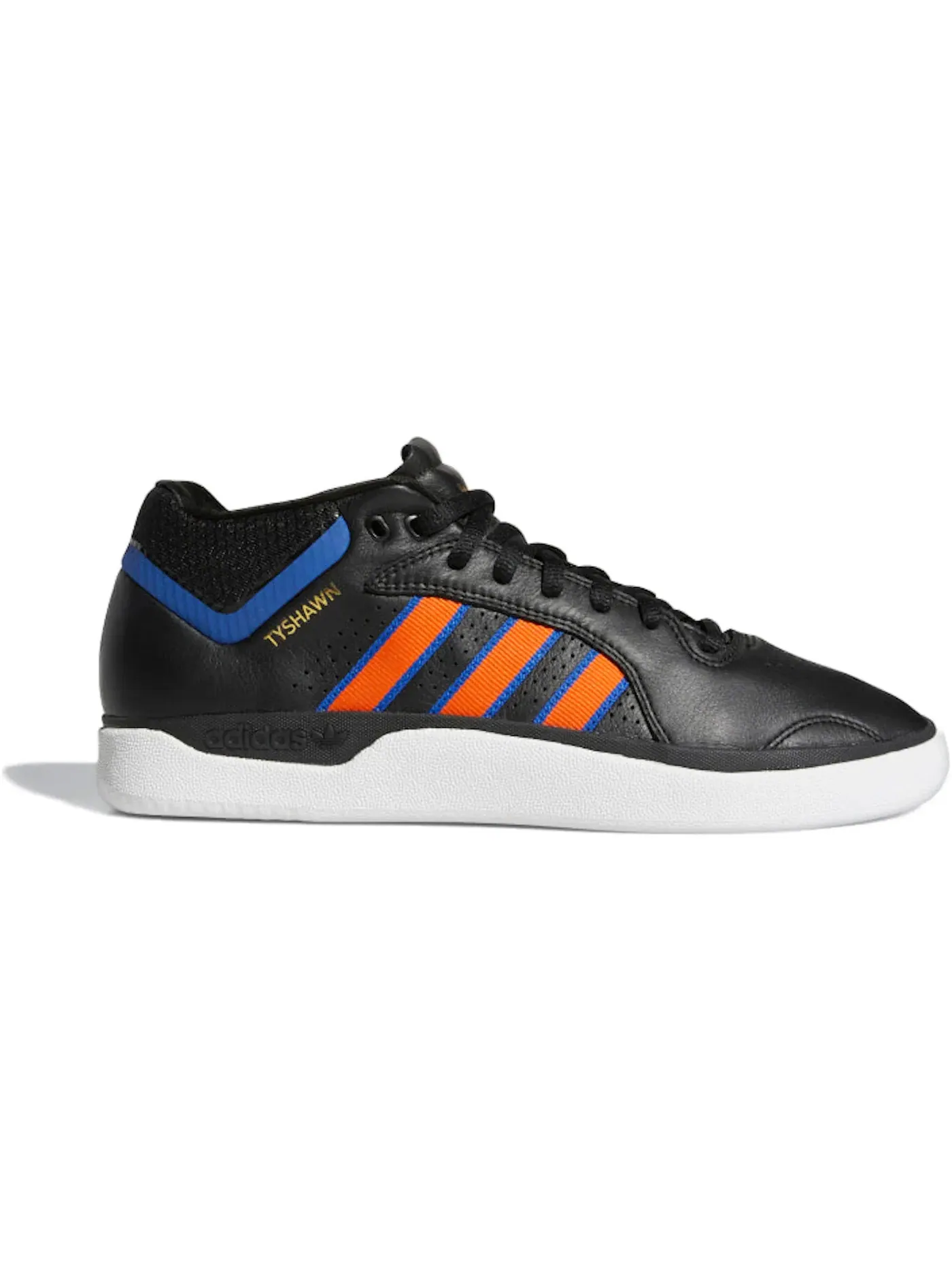 Мужские кроссовки спортивные Adidas Tyshawn — изображение 1 из 1, черный/оранжевый/синий