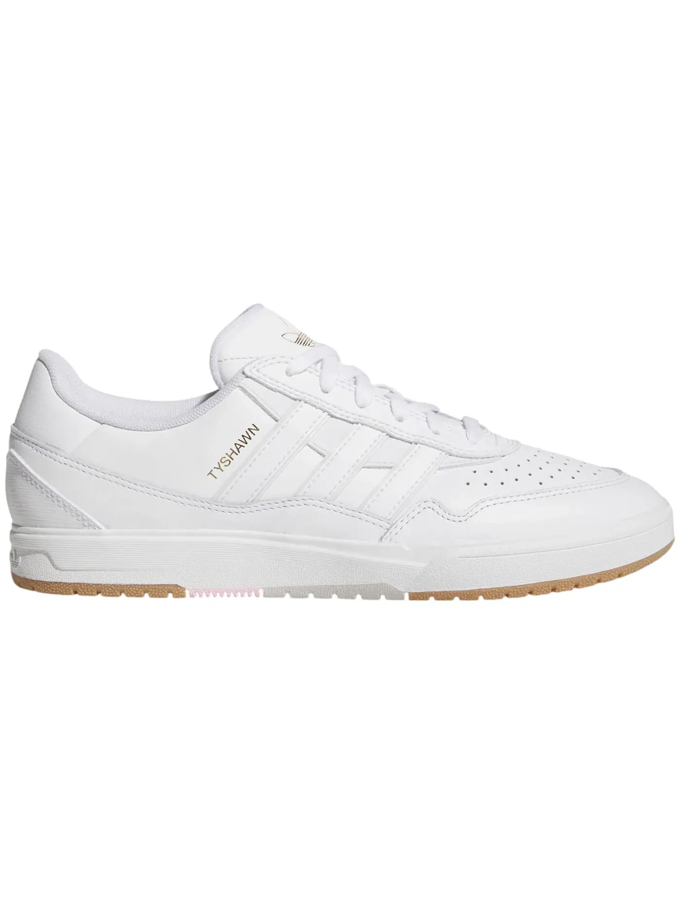 Мужские кроссовки без шнуровки Tyshawn II Adidas — изображение 1 из 1, белый белый