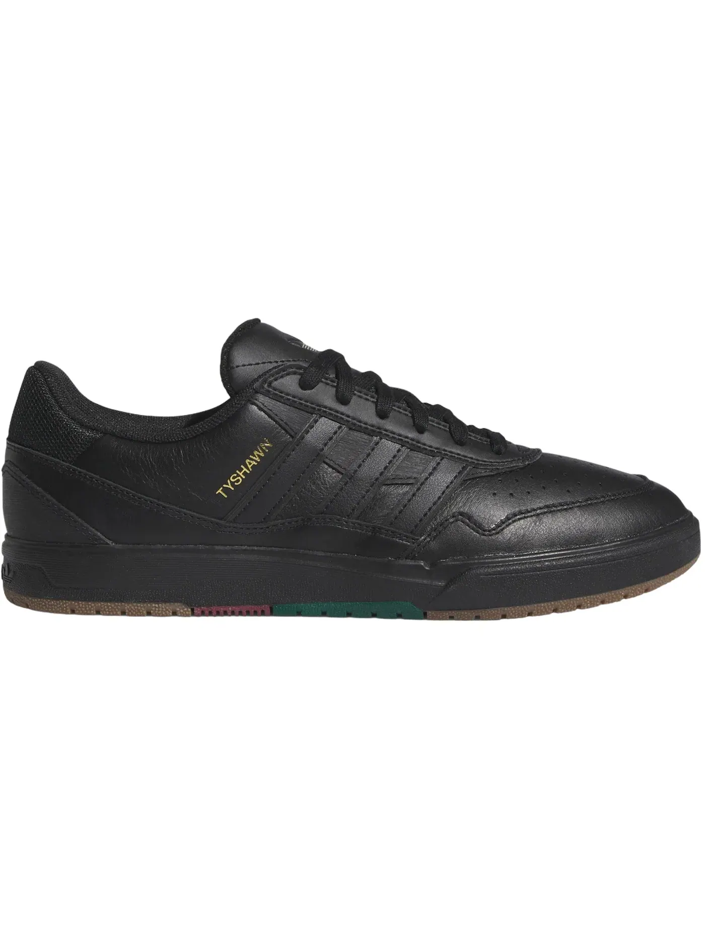 Мужские кроссовки спортивные Tyshawn II Adidas — изображение 1 из 1, черный/черный/зеленый
