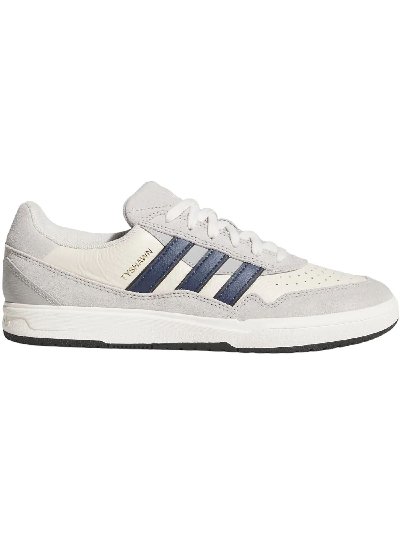Мужские кроссовки с низким профилем Tyshawn II Adidas — изображение 1 из 1, серый/темно-синий/белый