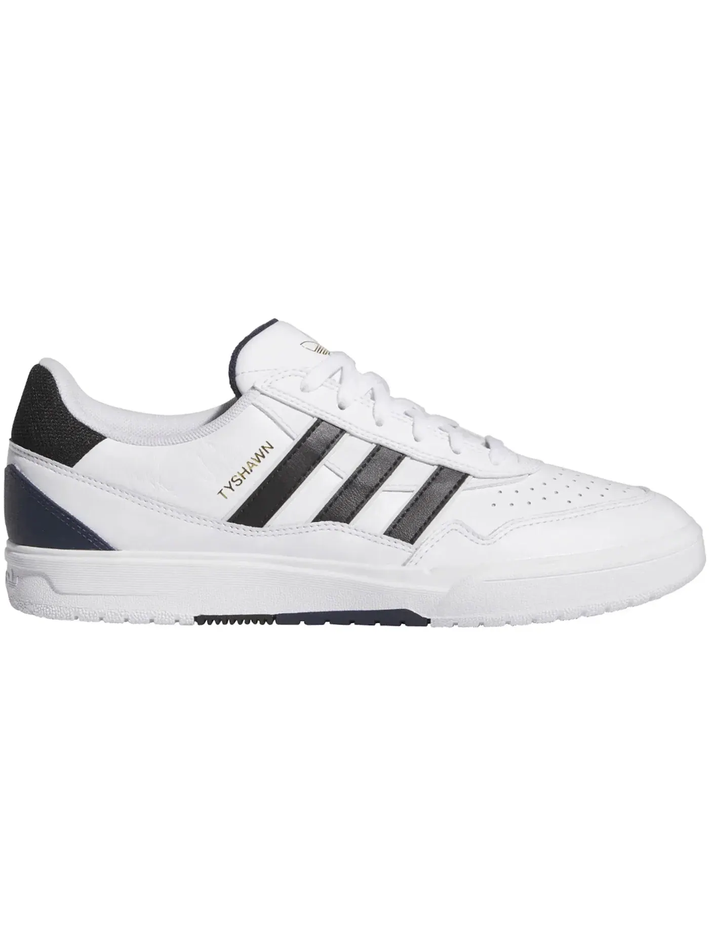 Мужские кроссовки с длинным шнурком Adidas Tyshawn II — изображение 1 из 1, белый черный темно-синий
