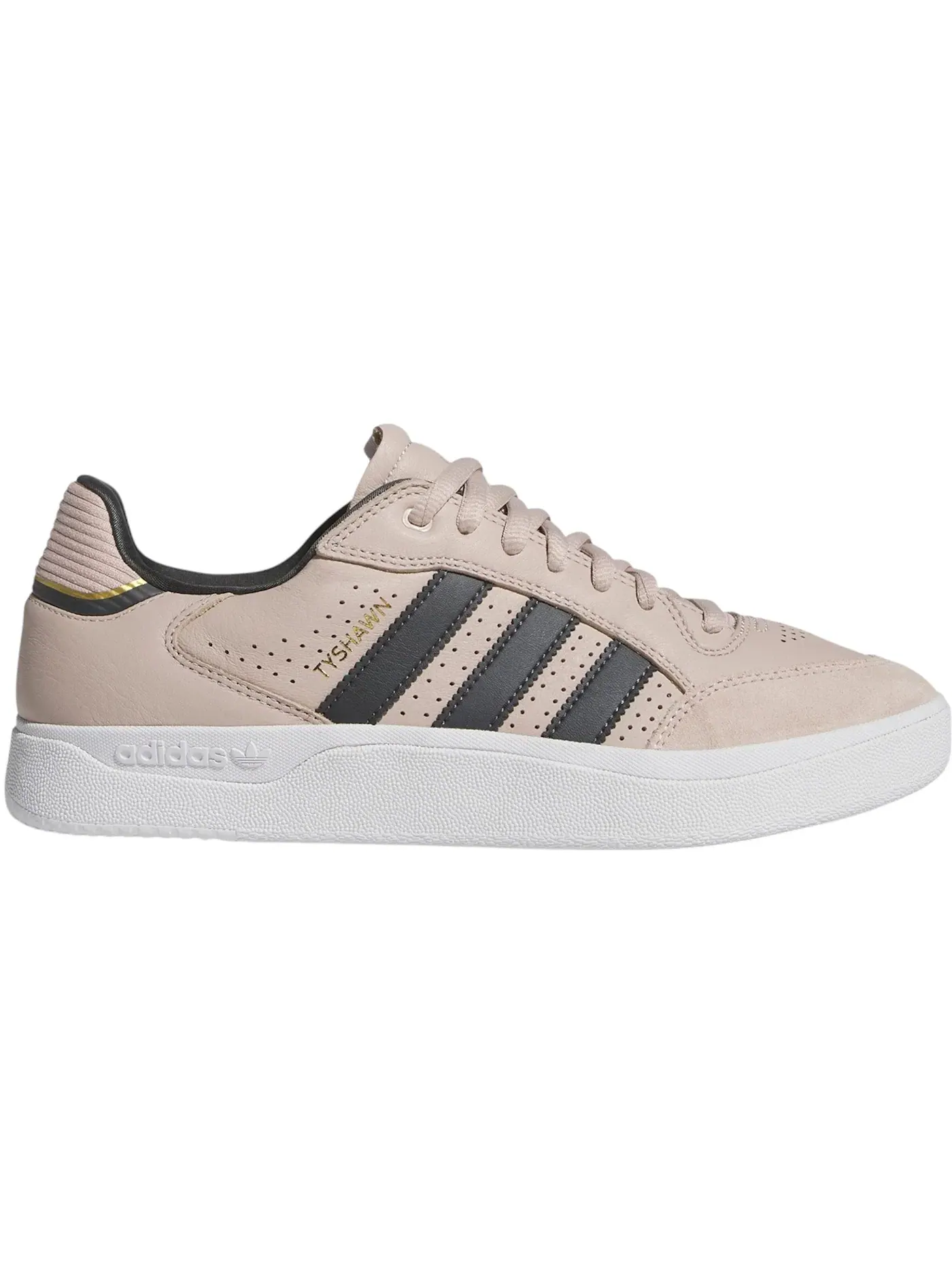 Мужские кроссовки с низким верхом Adidas Tyshawn Low — изображение 1 из 1, золотистый металлик