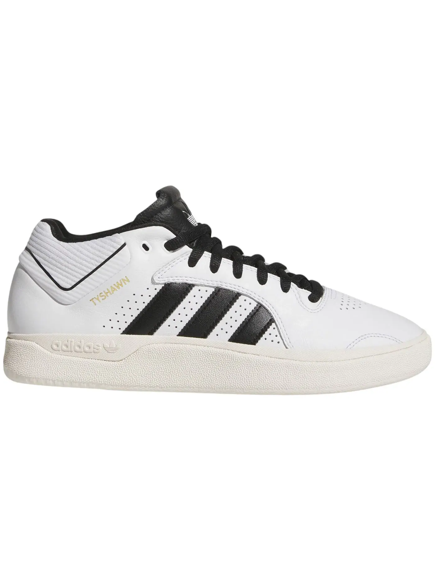 Мужские кроссовки с высоким верхом Adidas Tyshawn Mid — изображение 1 из 1, белый/черный/белый