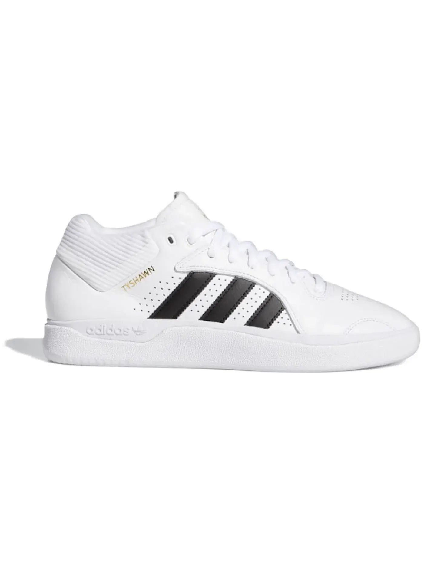 Мужские кроссовки с высоким верхом Adidas Tyshawn Mid — изображение 1 из 1, белый/черный/белый