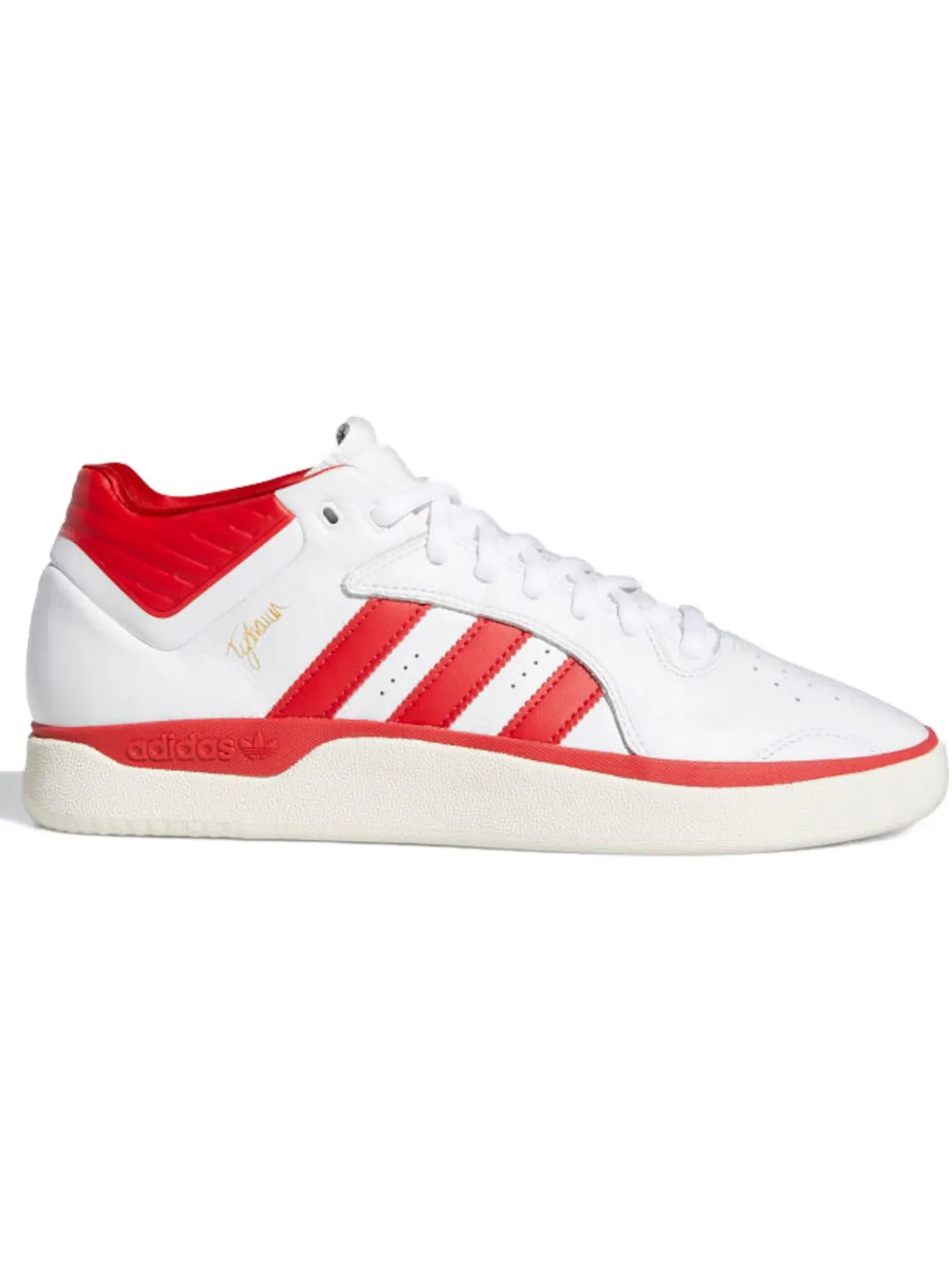 Мужские кроссовки с высоким верхом Adidas Tyshawn Mid — изображение 1 из 1, белый//белый