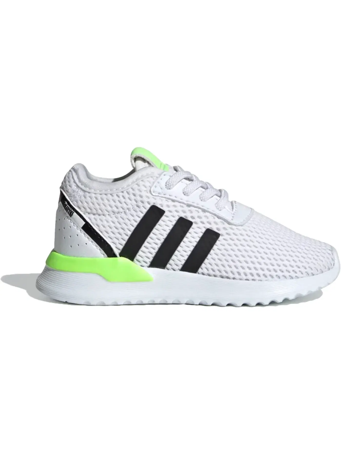 Детские кроссовки с сетчатым верхом Adidas U Path X — изображение 1 из 1, белый/черный/зеленый