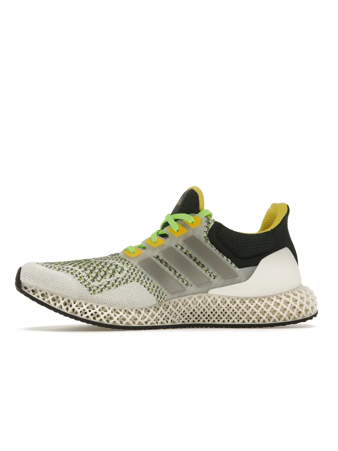 Мужские кроссовки с технологией 4D Adidas Ultra 4D Adidas — изображение 3 из 4, белый/металлик-желтый