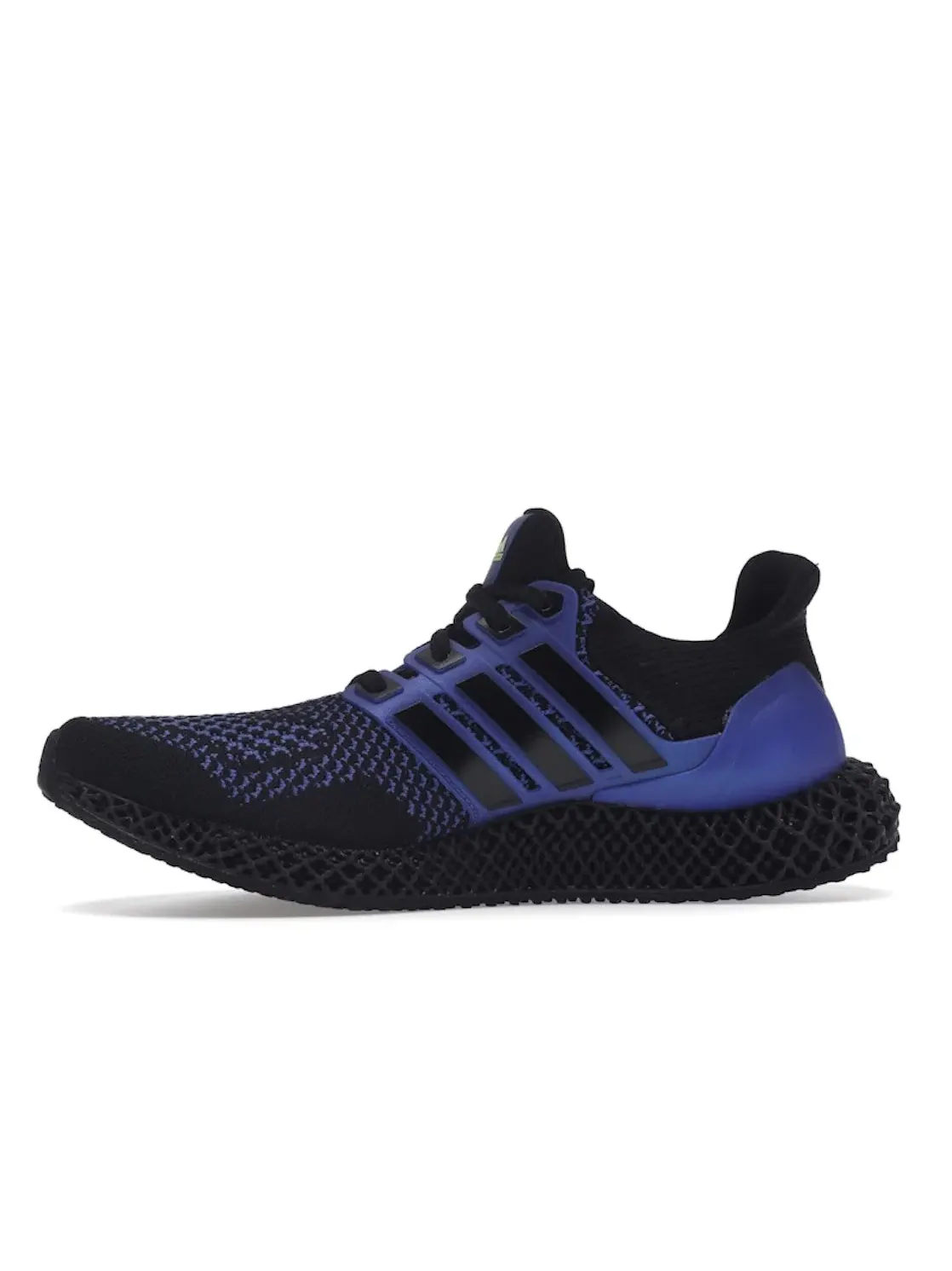 Мужские кроссовки для бега с вязаным верхом Adidas Ultra 4D — изображение 3 из 4, черный/черный
