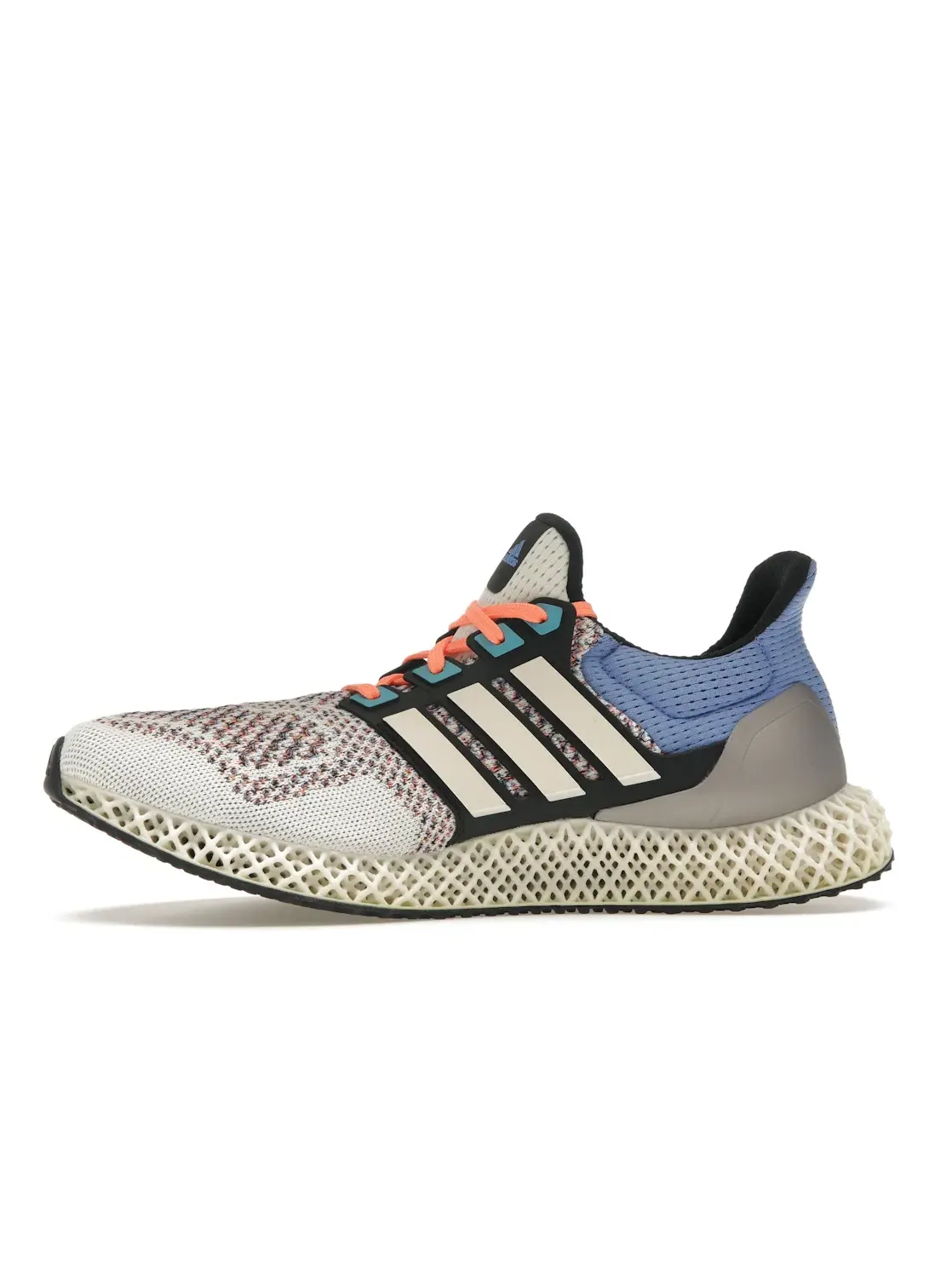 Мужские кроссовки для бега Adidas Ultra 4D — изображение 3 из 4, белый/белый/синий