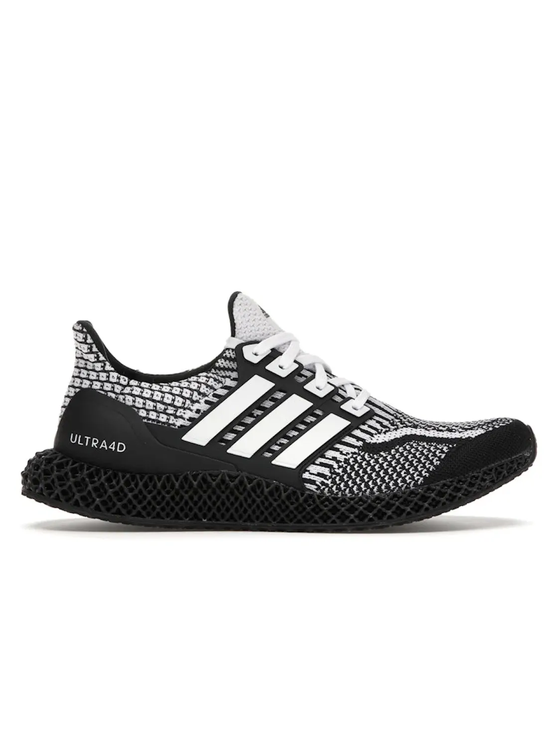 Мужские кроссовки с инновационной подошвой Adidas Ultra 4D — изображение 1 из 4, черный