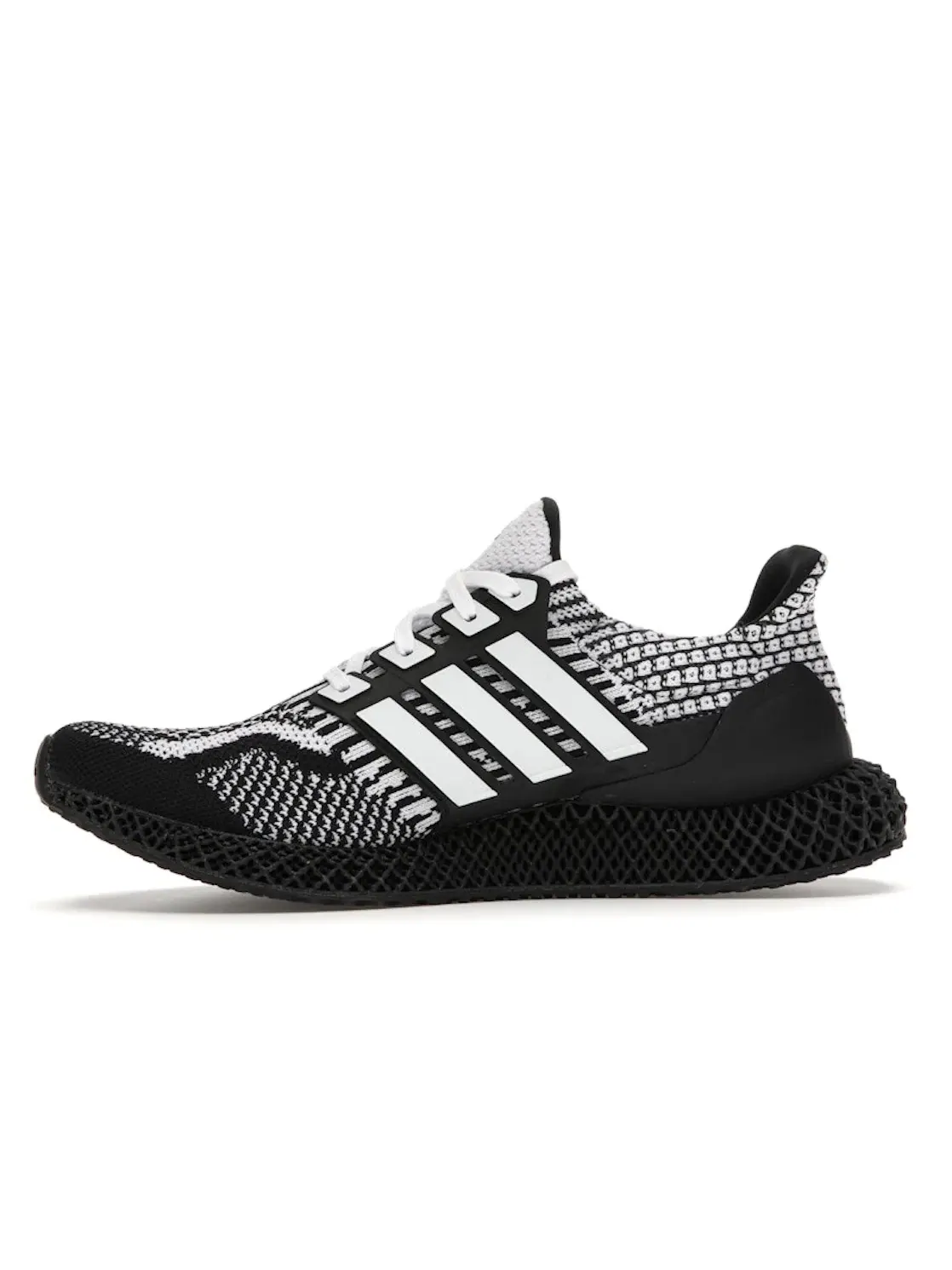 Мужские кроссовки с инновационной подошвой Adidas Ultra 4D — изображение 3 из 4, черный