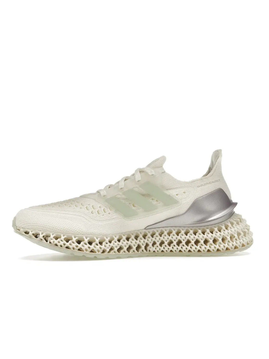 Женские кроссовки беговые с технологией 4D FWD Adidas Ultra 4D FWD — изображение 3 из 4, белый/зеленый/желтый