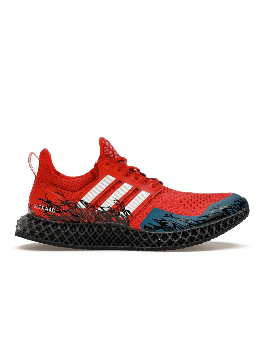 Мужские кроссовки с принтом Adidas Ultra 4D Marvel Spider-Man 2 Adidas — изображение 1 из 4, красный/белый/черный
