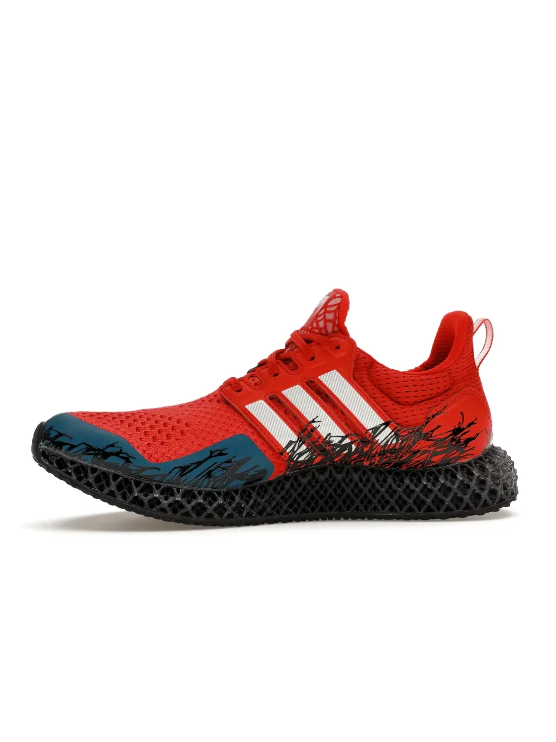 Мужские кроссовки с принтом Adidas Ultra 4D Marvel Spider-Man 2 Adidas — изображение 3 из 4, красный/белый/черный