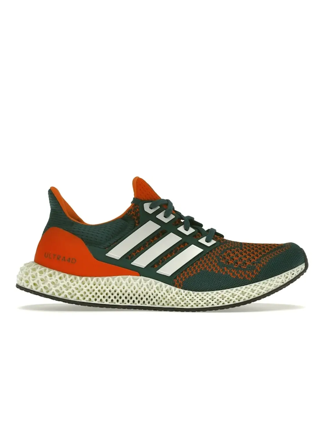 Мужские кроссовки с технологией 4D Adidas Ultra 4D — изображение 1 из 4, зеленый/белый/оранжевый
