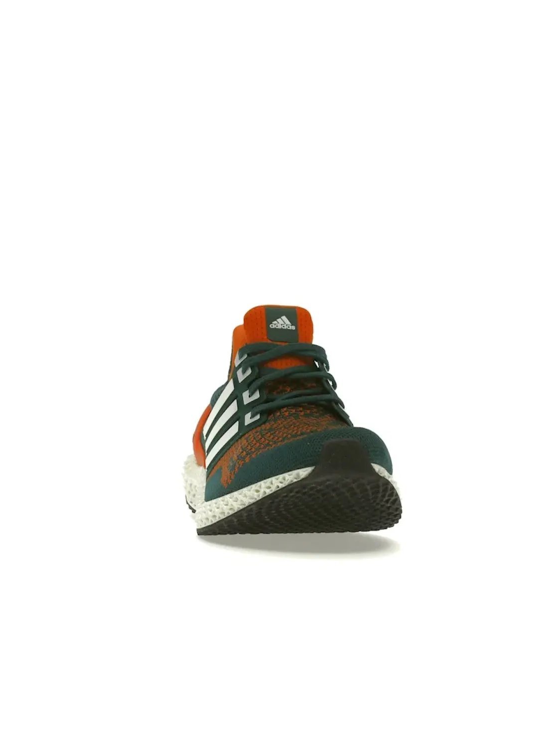 Мужские кроссовки с технологией 4D Adidas Ultra 4D — изображение 2 из 4, зеленый/белый/оранжевый