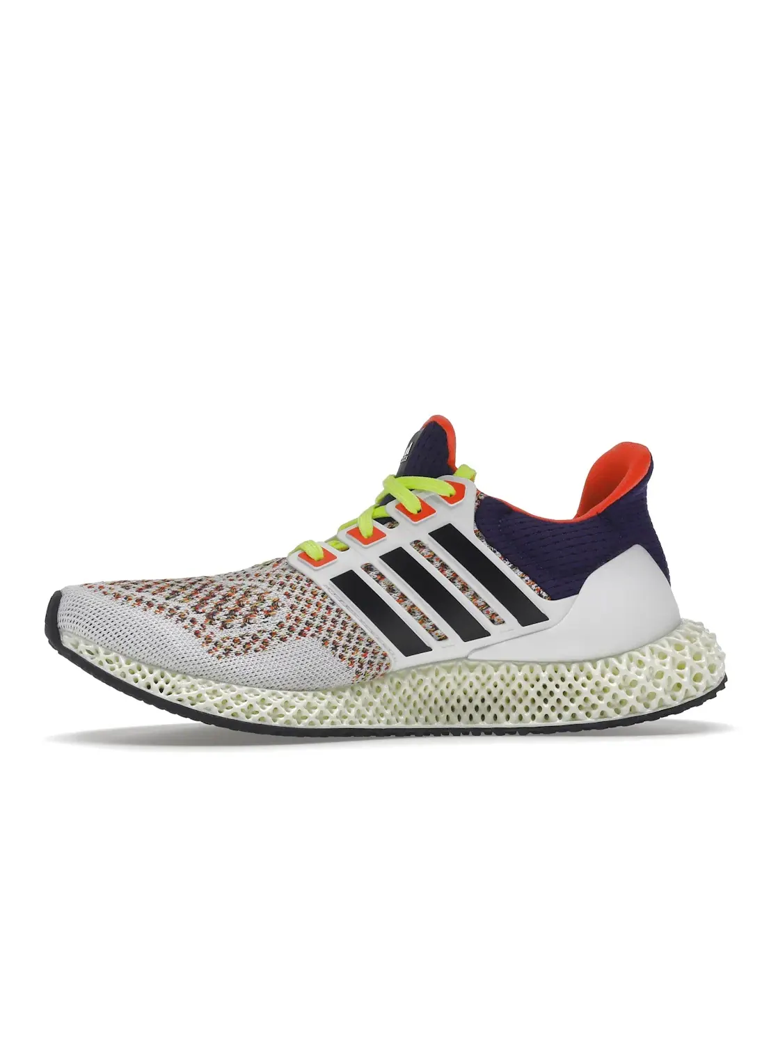 Мужские кроссовки для бега с технологией 4D midsole Adidas Ultra 4D — изображение 3 из 4, белый/фиолетовый/мульти