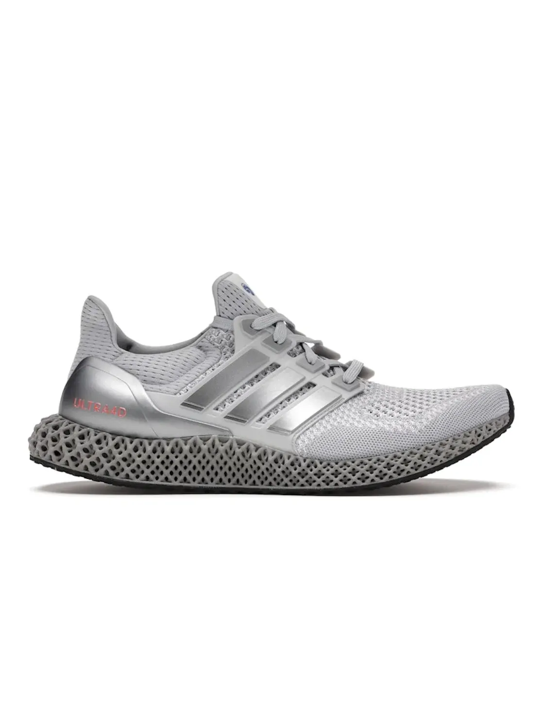 Мужские кроссовки с технологией 4D Adidas Ultra 4D NASA Halo Silver — изображение 1 из 4
