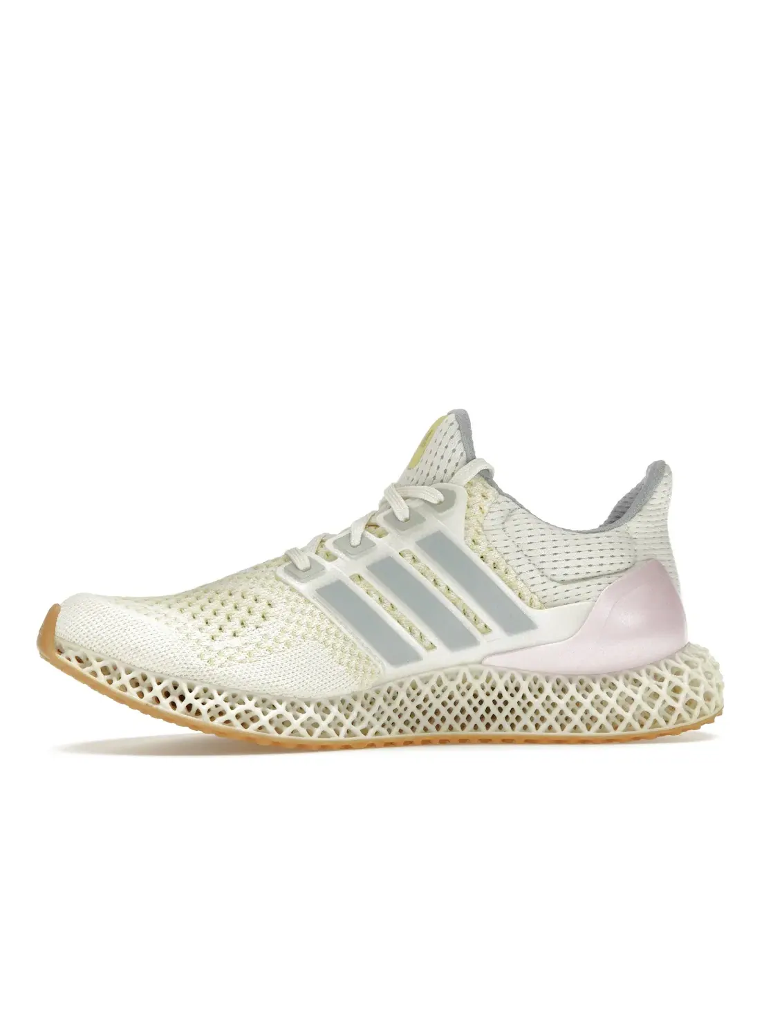 Мужские кроссовки для бега Adidas Ultra 4D — изображение 3 из 4, белый синий