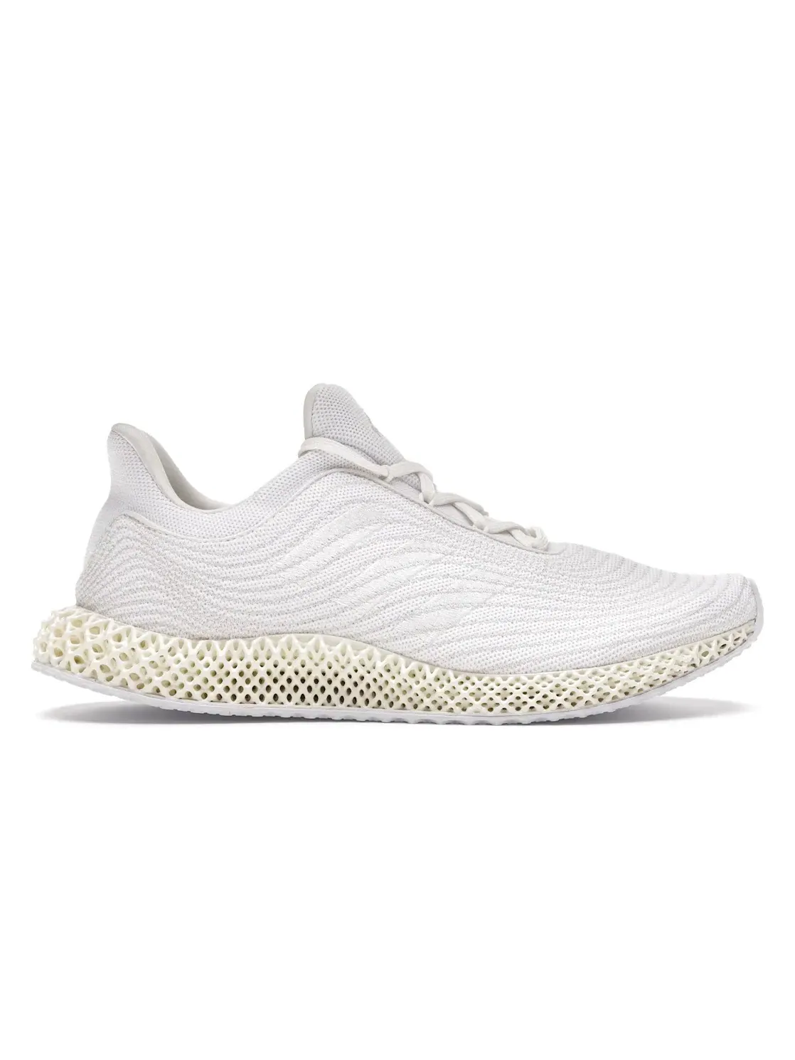 Мужские кроссовки с технологией FlatKnit Adidas Ultra 4D — изображение 1 из 4, белый/белый/белый