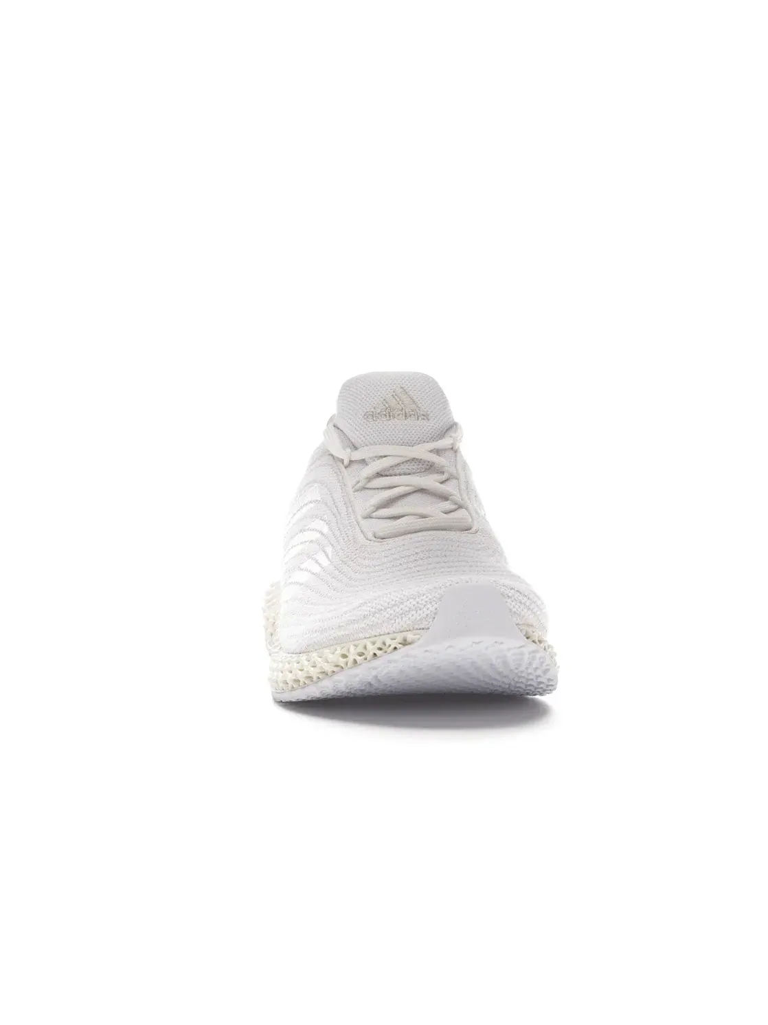 Мужские кроссовки с технологией FlatKnit Adidas Ultra 4D — изображение 2 из 4, белый/белый/белый