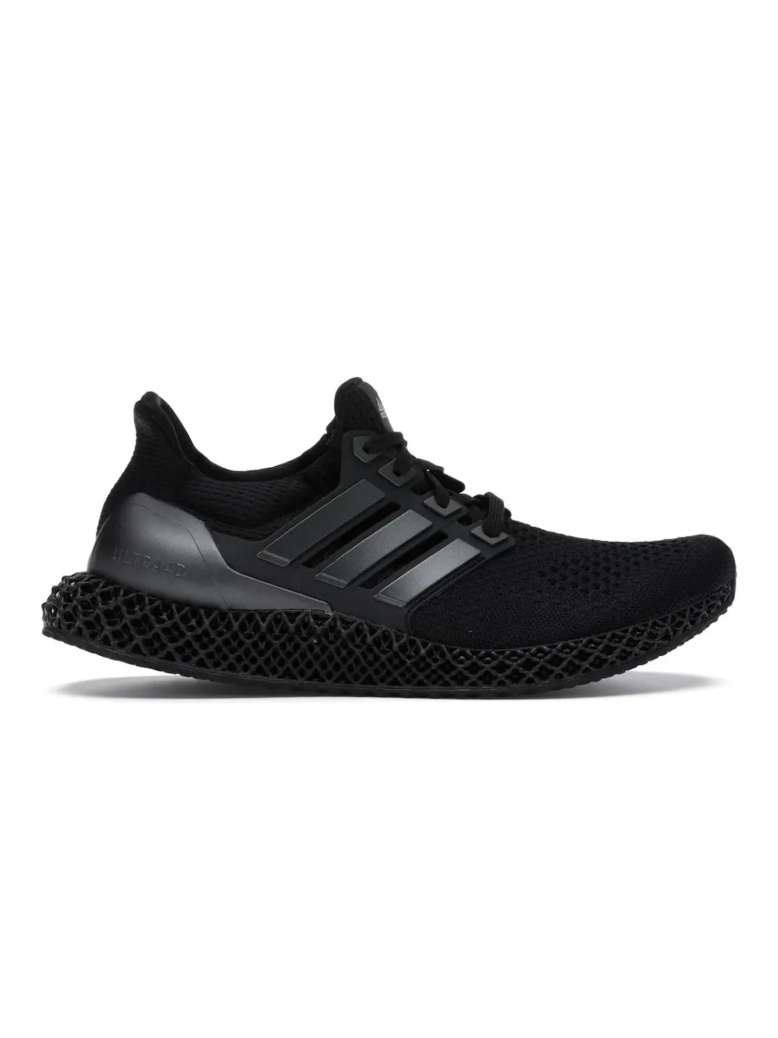Мужские кроссовки с технологией 4D-печати Adidas Ultra 4D — изображение 1 из 4, черный/черный/черный