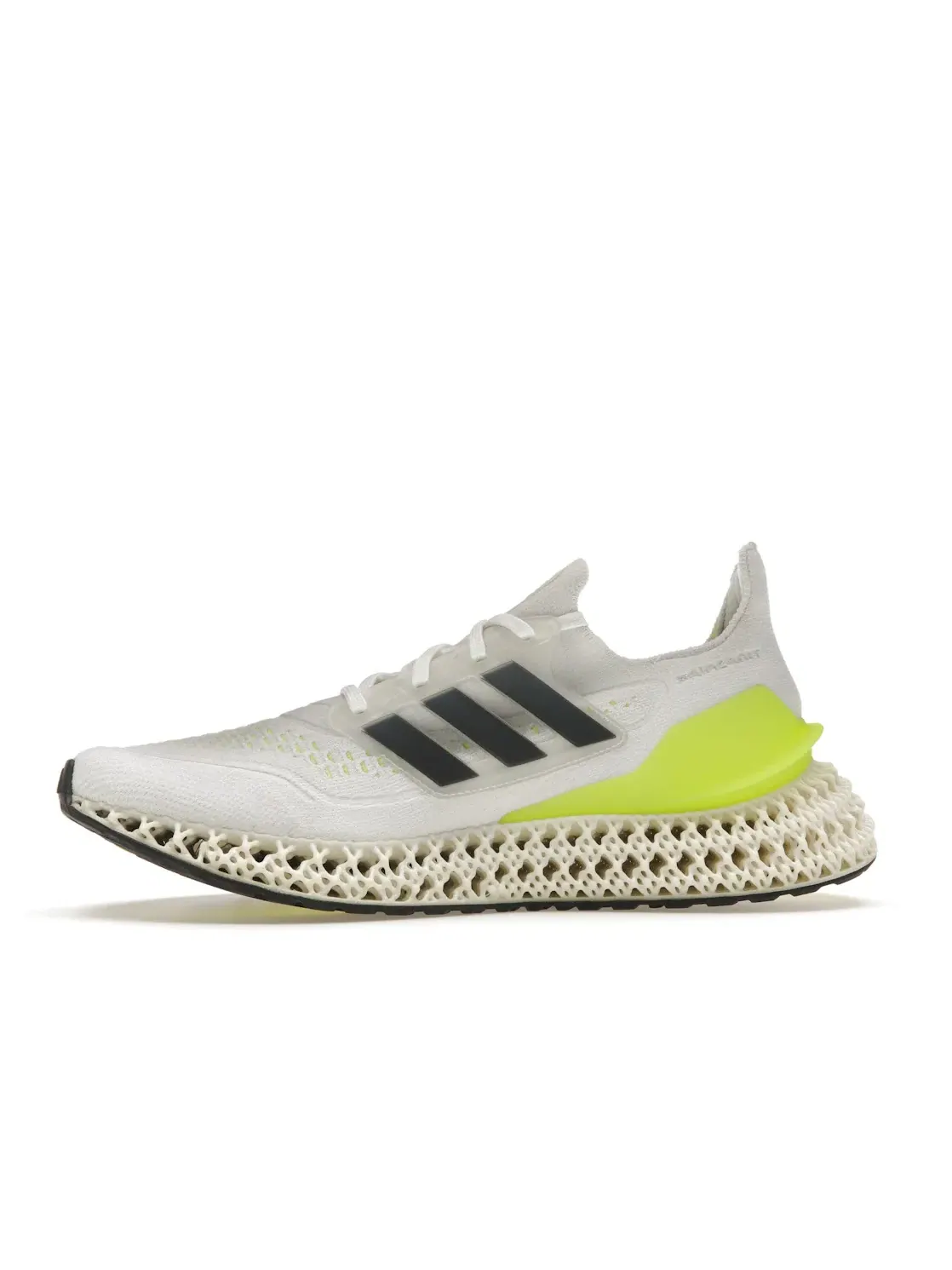Мужские кроссовки беговые с технологией 4DFWD Adidas Ultra 4DFWD — изображение 3 из 4, белый черный желтый